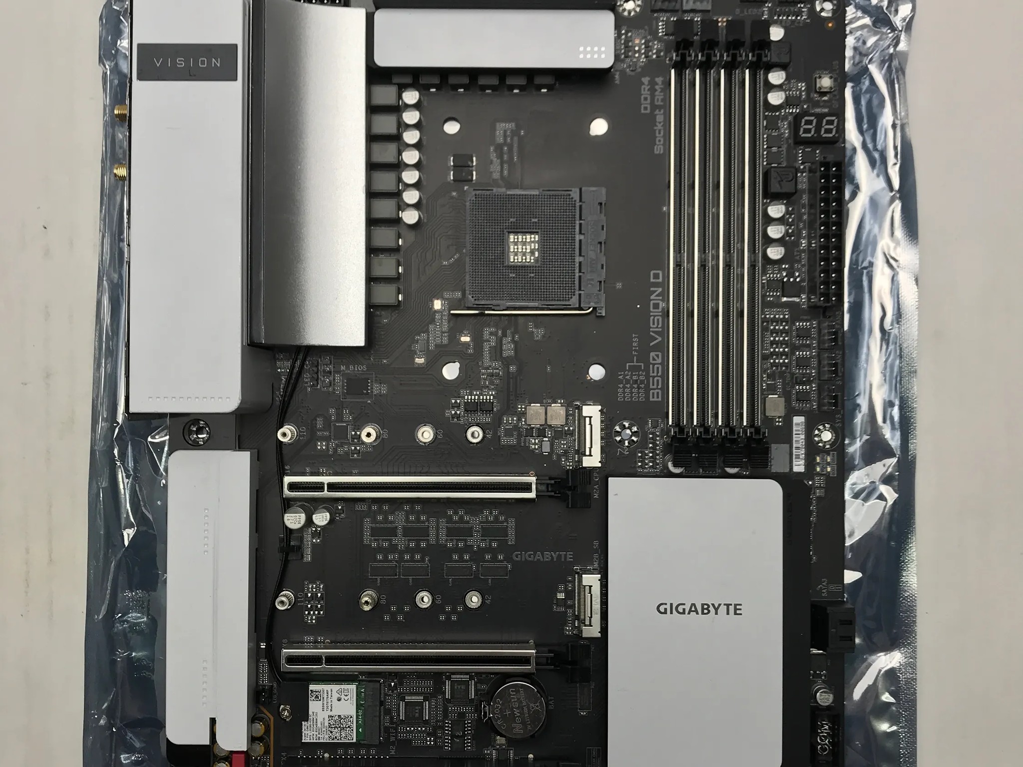 GIGABYTE B550 Vision D AM4, AMD Motherboard | Tested & works