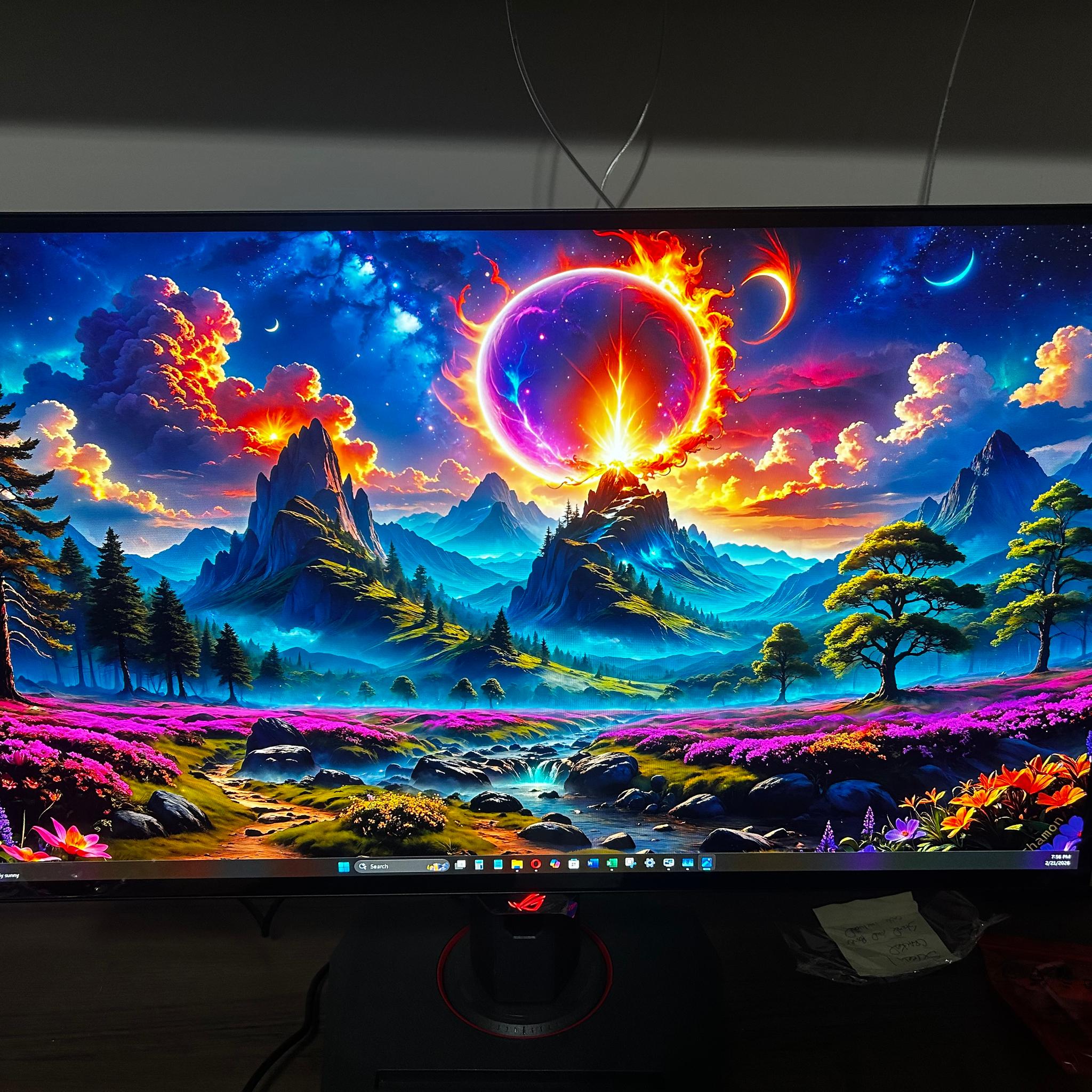 ROG Strix OLED (240hz) Gaming Monitor 27" 1440p Glossy WOLED Panel (Protection Film Still Attached!)