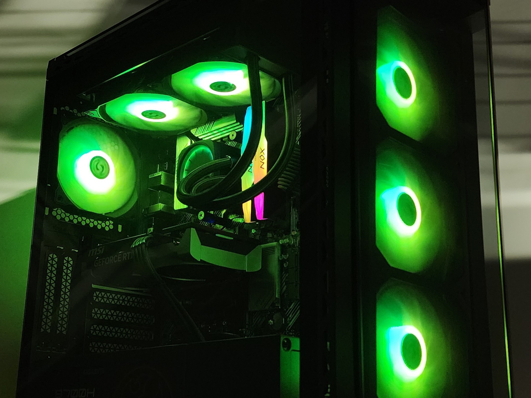 Gaming PC Ryzen 7 5700X 16GB RAM 1TB SSD RTX 5060  8GB Windows 11 Computer