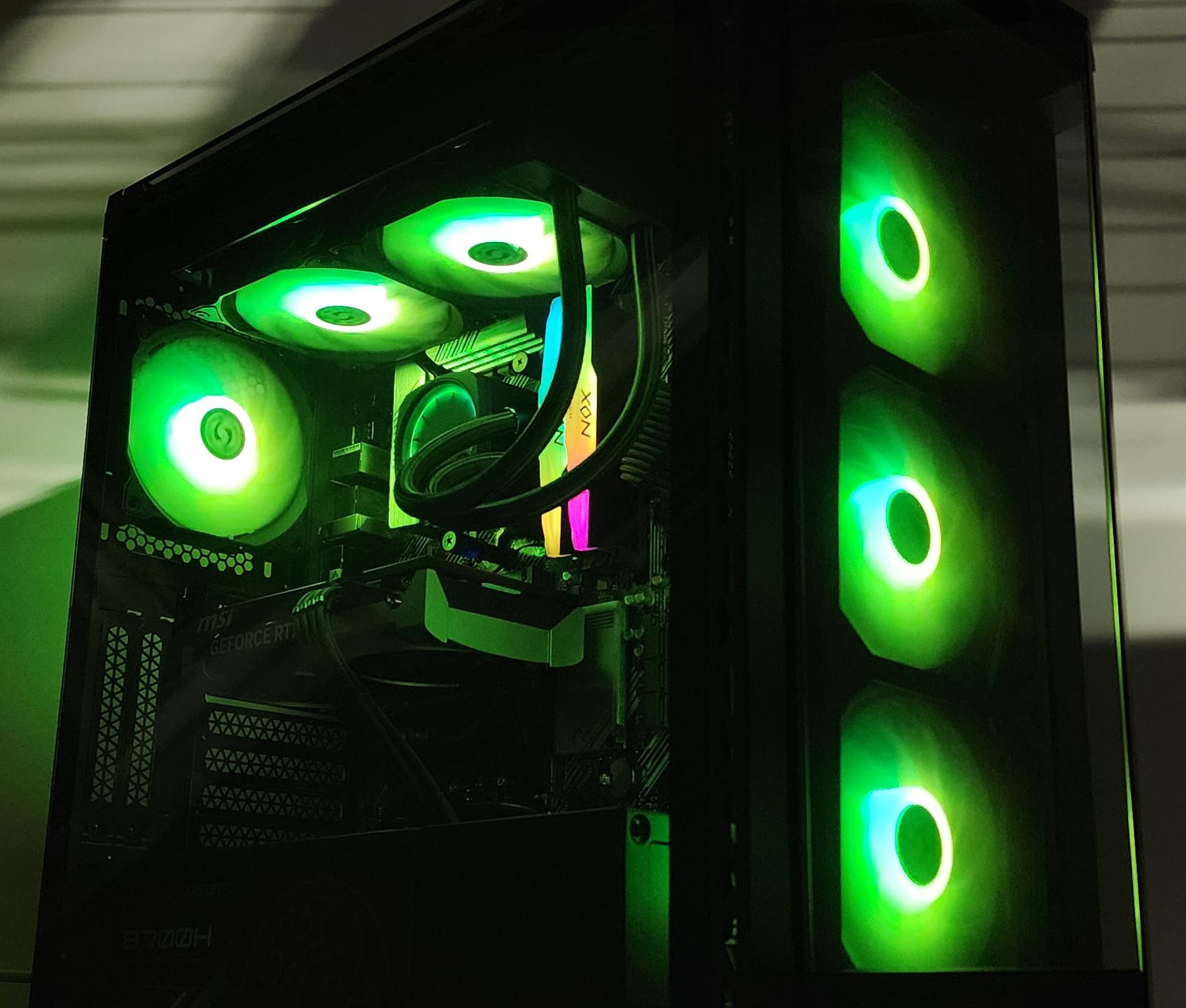 Gaming PC Ryzen 7 5700X 16GB RAM 1TB SSD RTX 5060  8GB Windows 11 Computer