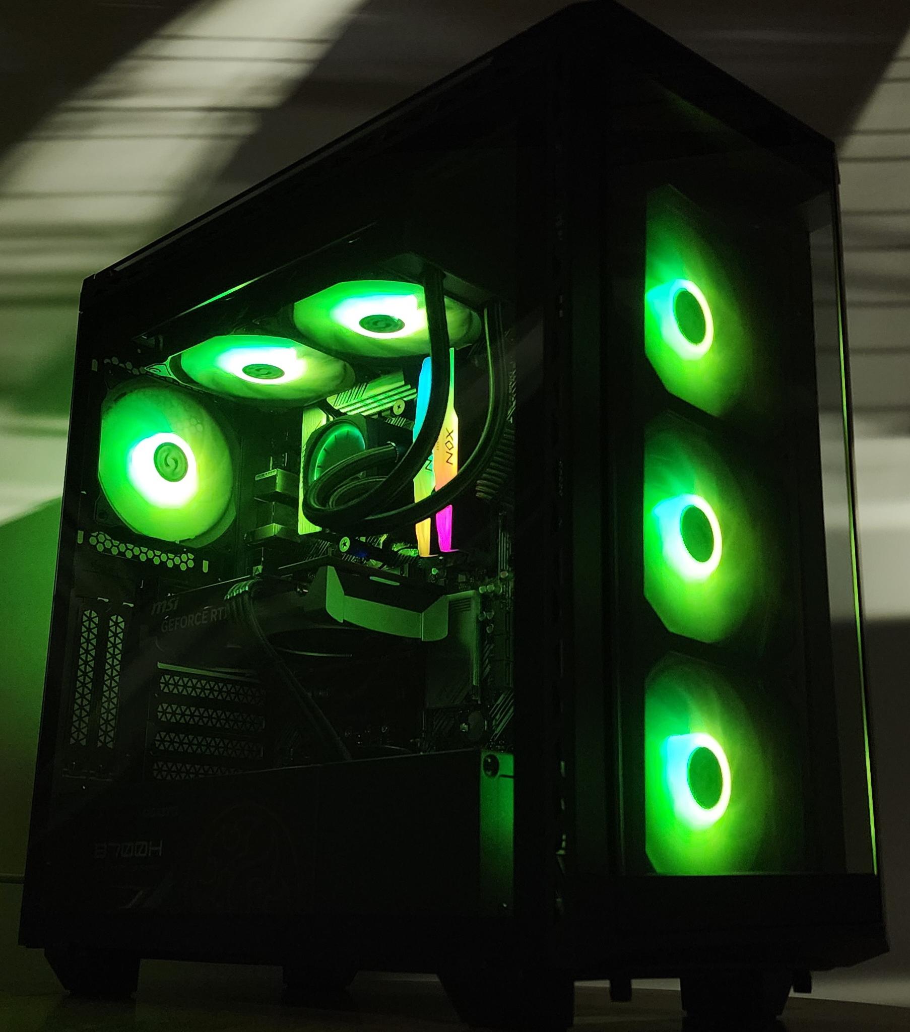 Gaming PC Ryzen 7 5700X 16GB RAM 1TB SSD RTX 5060  8GB Windows 11 Computer