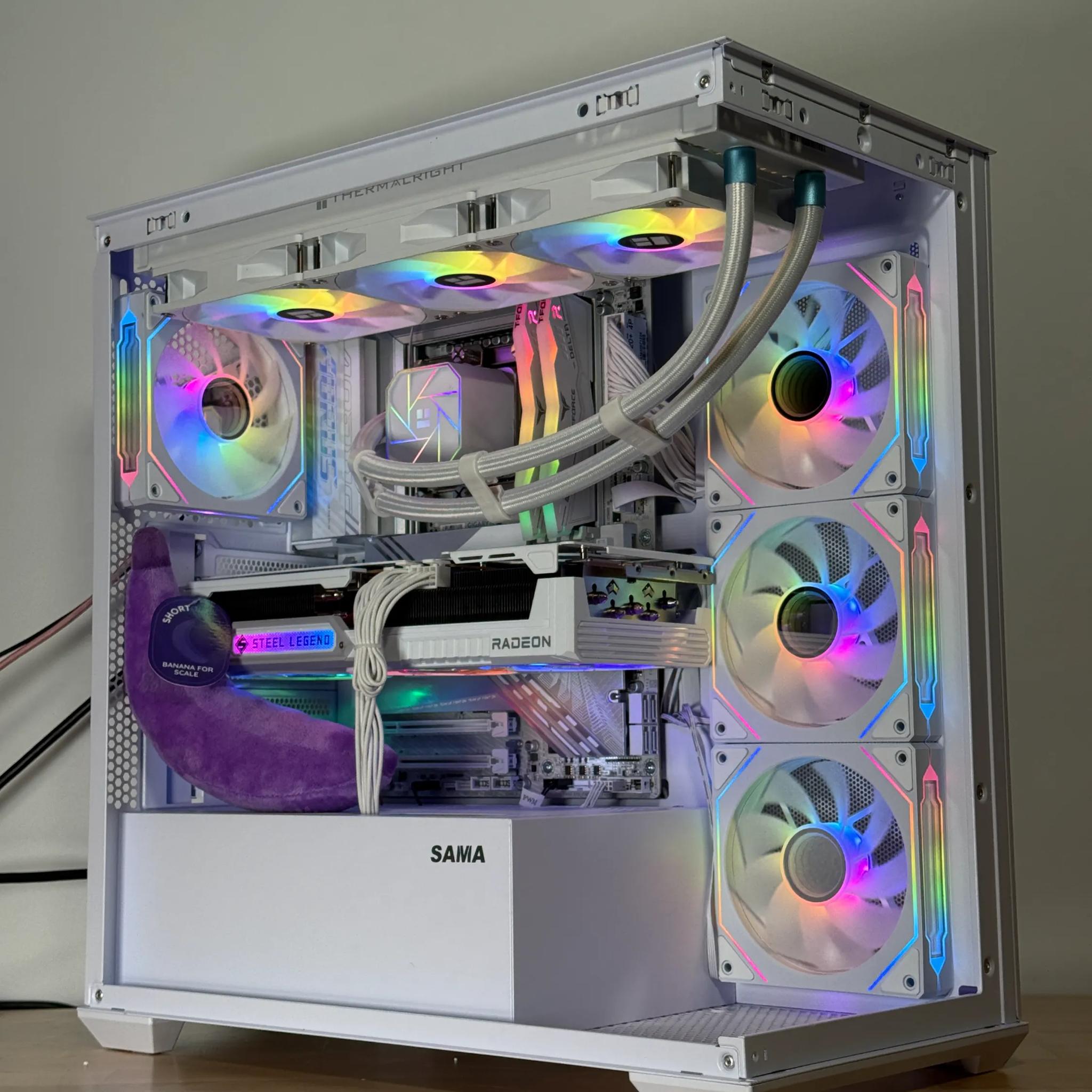 AMD RX 9070XT Intel Core Ultra 7 265k Gaming PC