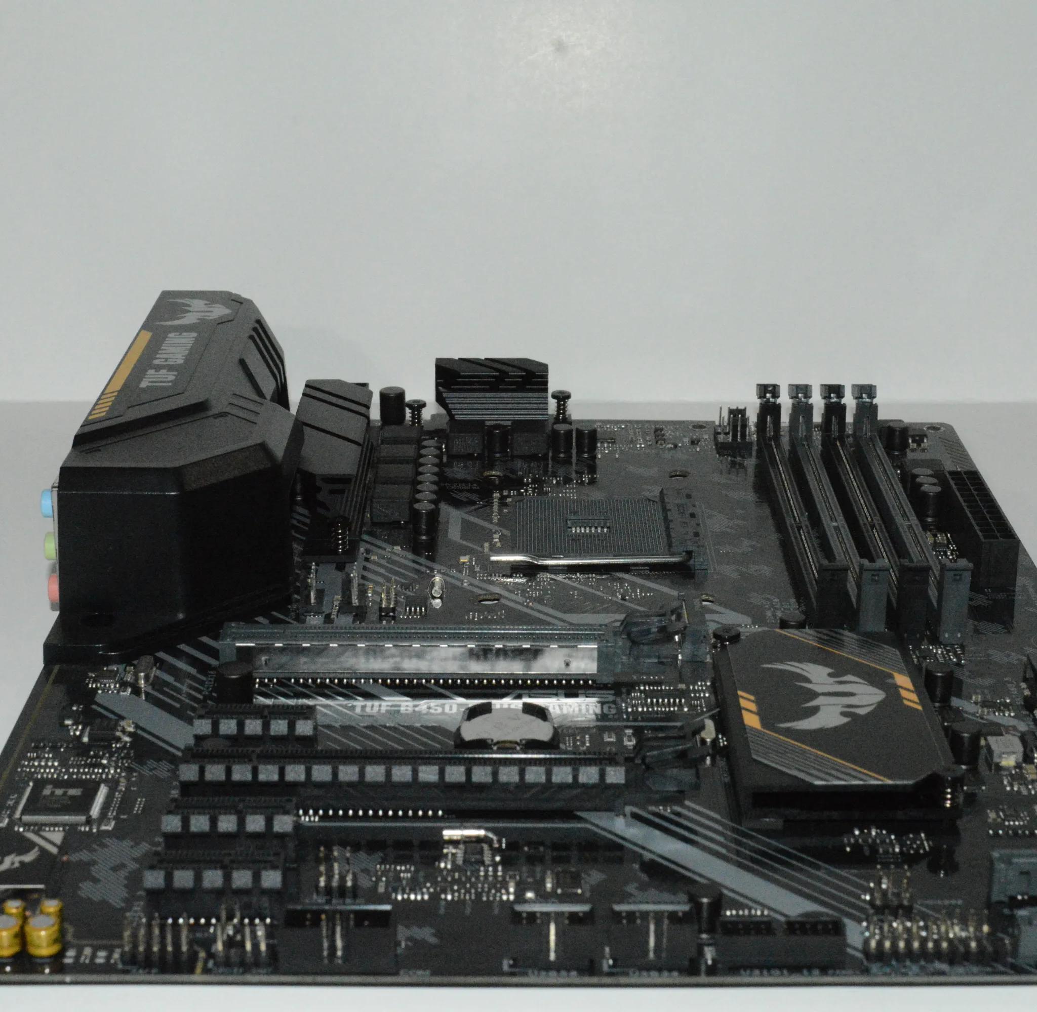 ASUS TUF B450-Plus Gaming Motherboard (ATX) AMD Ryzen 2 AM4 DDR4 HDMI DVI M.2