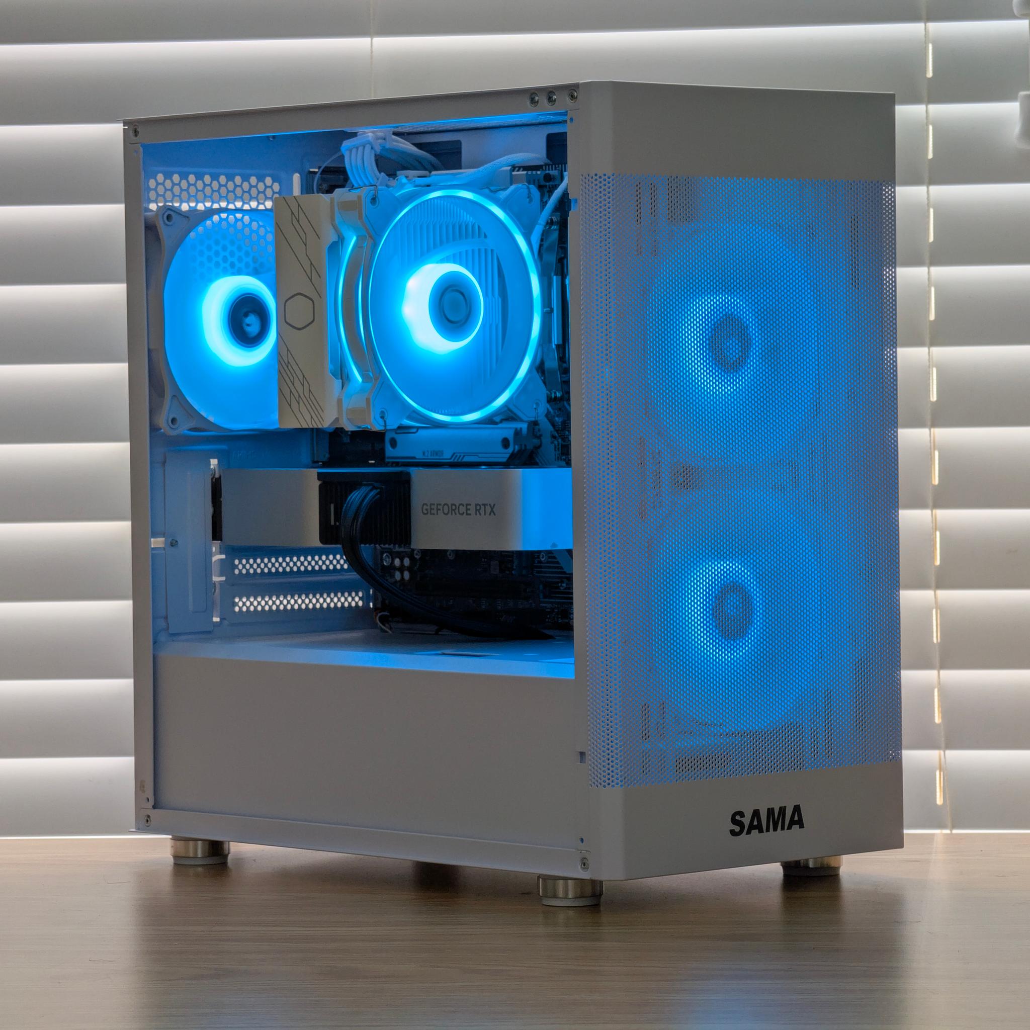 🤍💙Ryzen 5 7600x | RTX 4060Ti | 32GB DDR5 | 1TB SSD | Gaming PC💙🤍