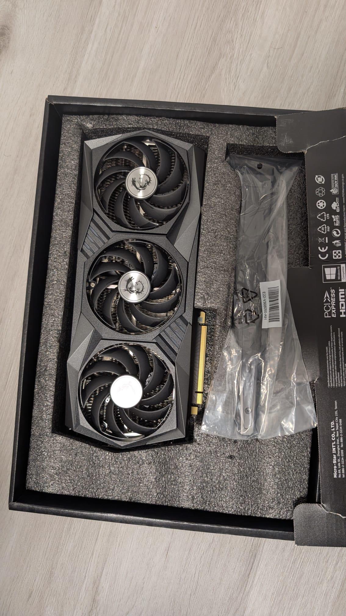 Clean and well-maintained - MSI Gaming Trio GeForce RTX 3070 8GB (in original packaging)