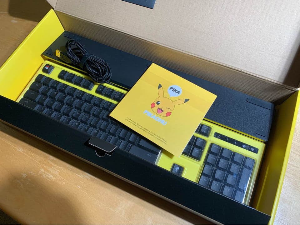 Like new Razer x Pokémon limited edition gaming keyboard