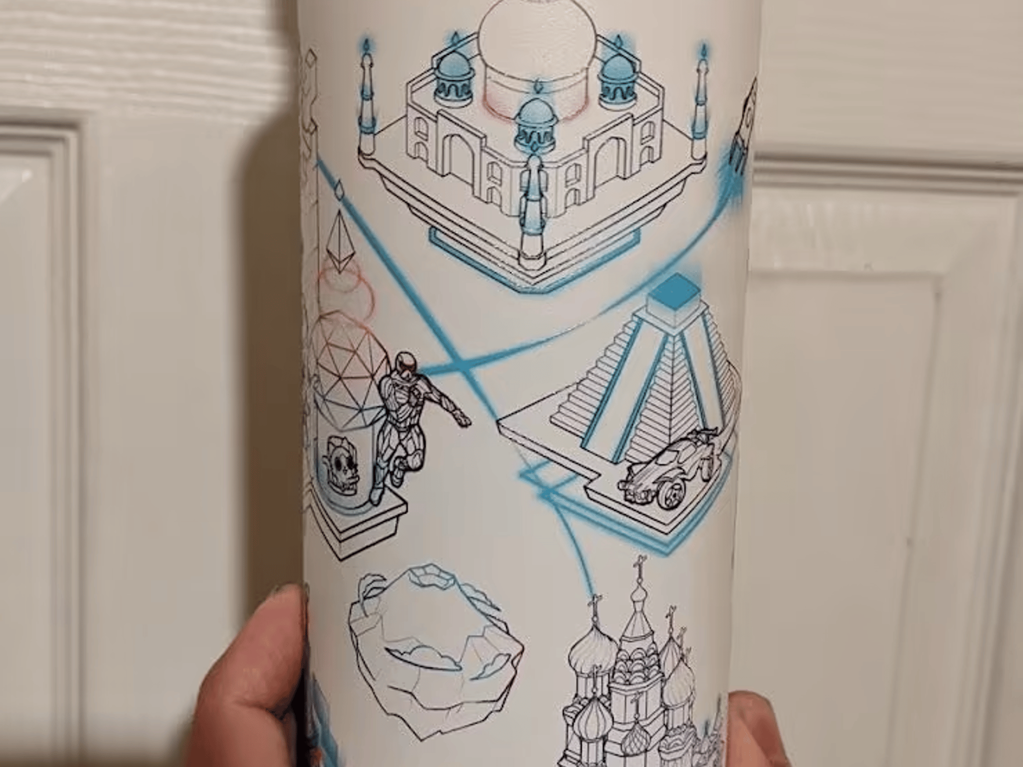 BNOB Intel Gamer Days 2021 Insulated Thermal Steel Water Bottle