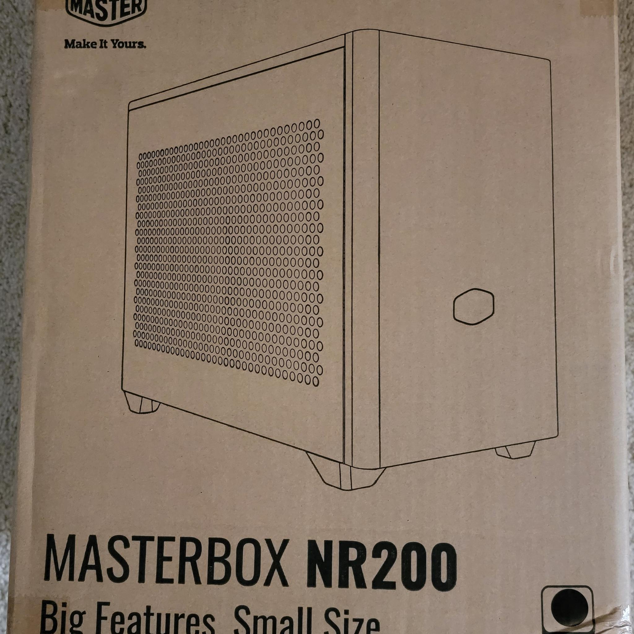 Cooler Master NR200 Small Form Factor Mini-ITX Black Case Brand New