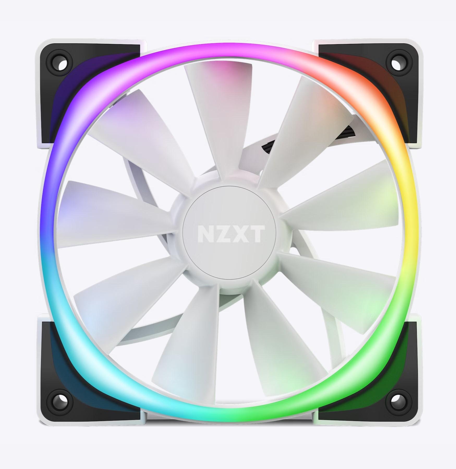 NZXT Aer RGB 2 120mm Fans White, Set of 3