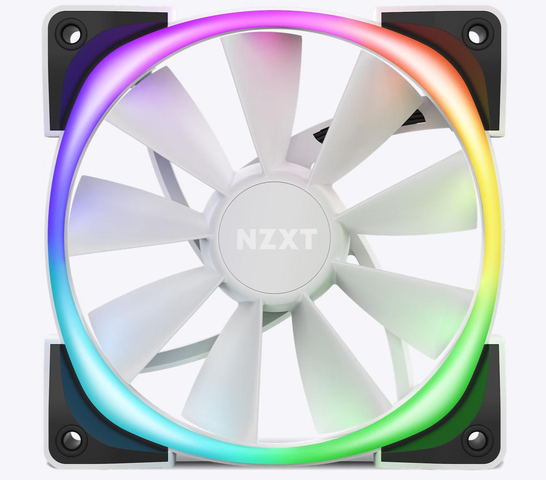 NZXT Aer RGB 2 120mm Fans White, Set of 3