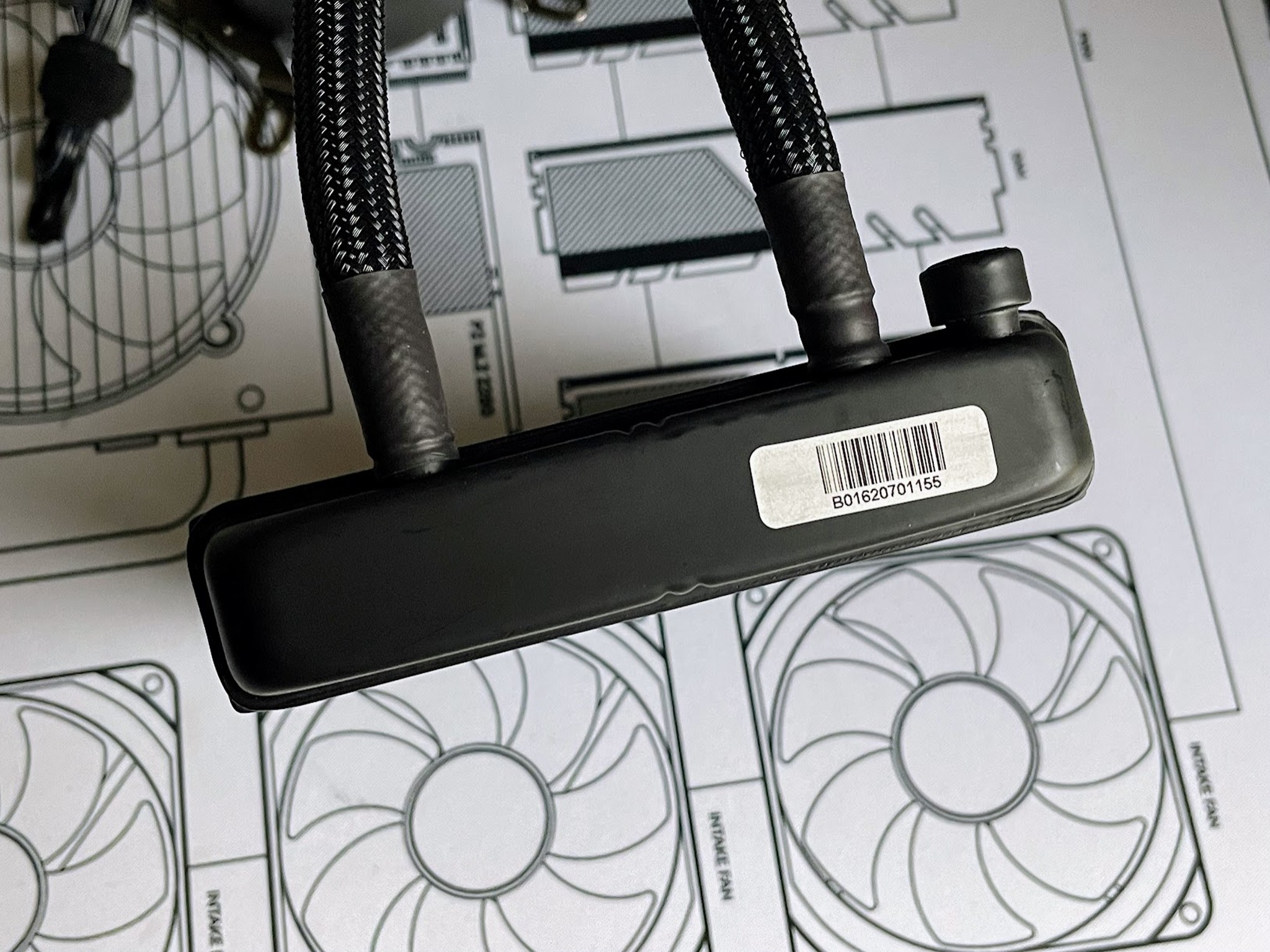 Gamdias Chione E2-120 Lite 120mm AIO All-In-One Liquid CPU Cooler (AS-IS/Missing Radiator Fan & Hub)