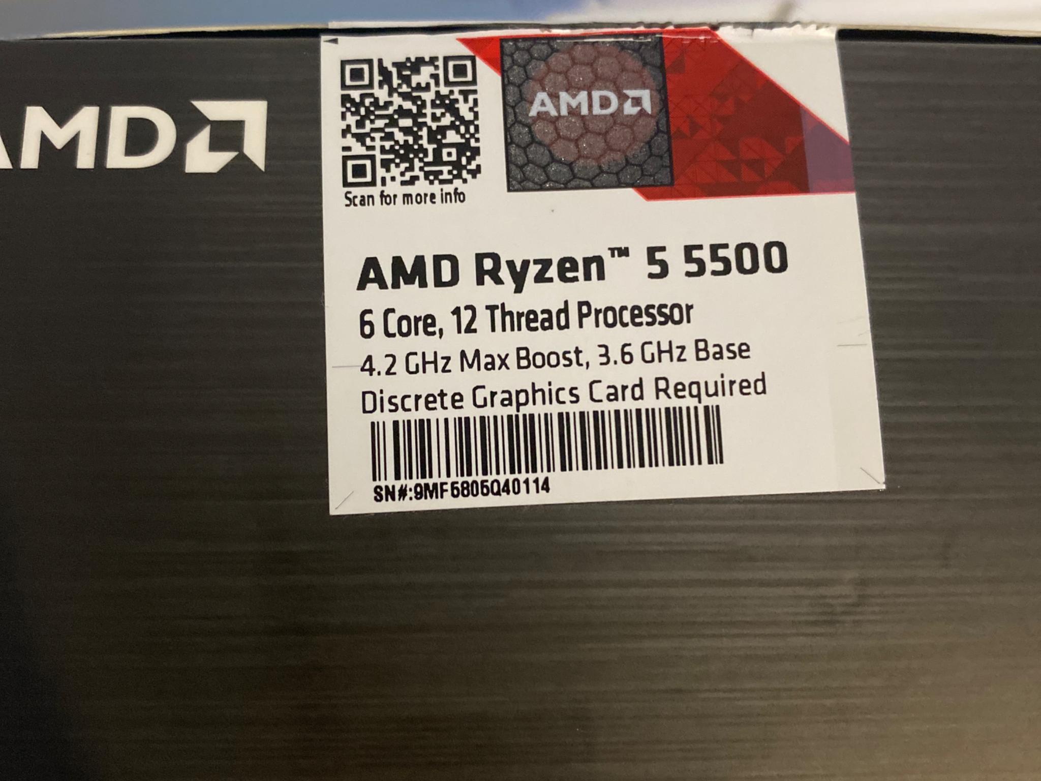 Ryzen 5 5500