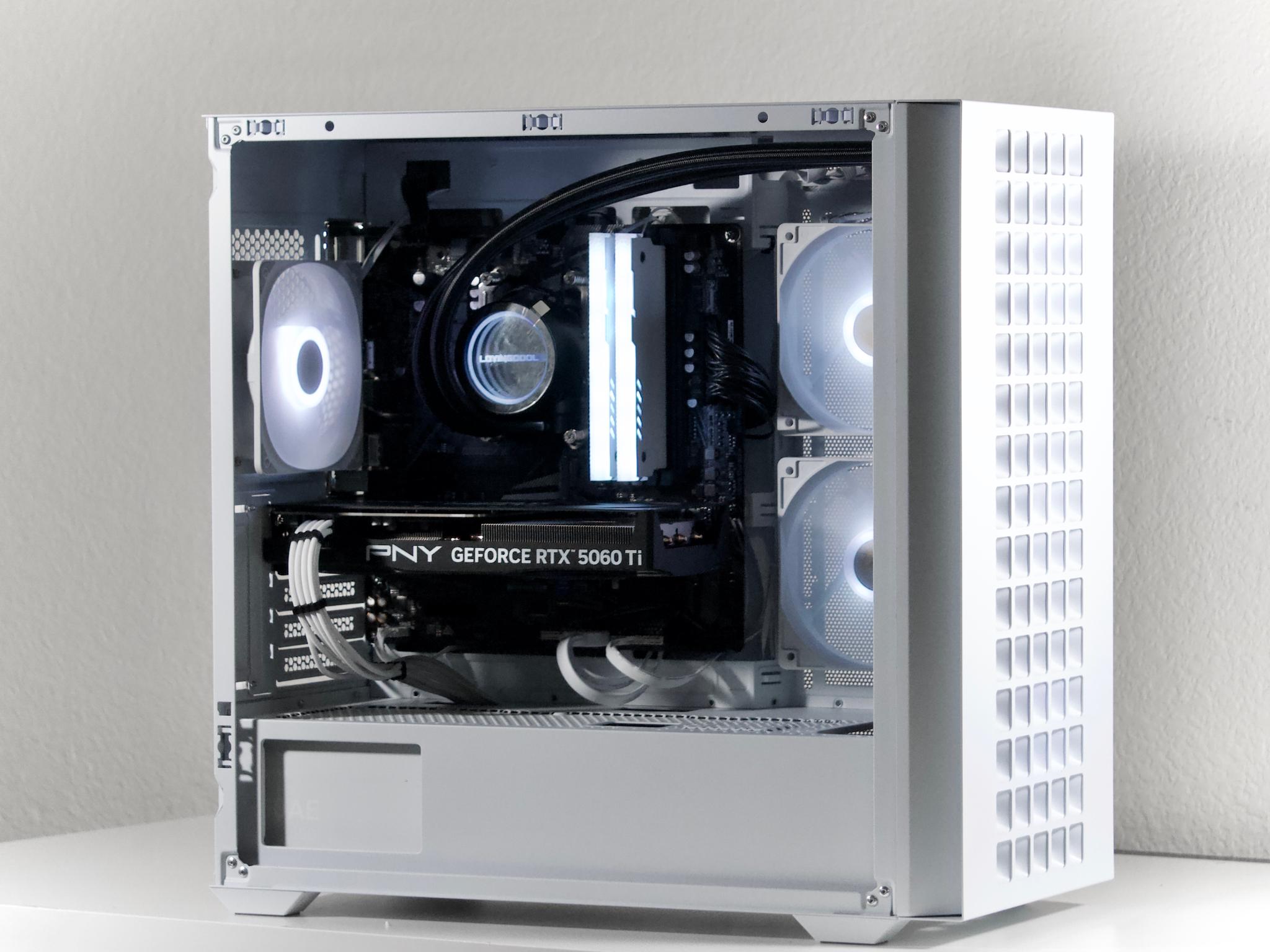 ⚪ Ryzen 7 5700 + RTX 5060 Ti 8GB | 16GB DDR4 | 1TB NVMe | WiFi/BT | 1440p Gaming PC | $1115.99