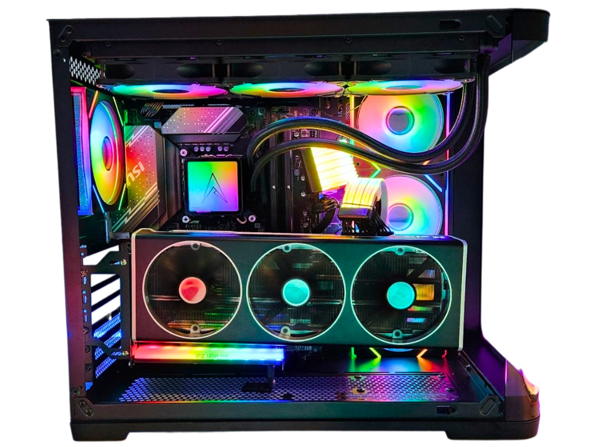🌟 Divine 😶‍🌫️: RX 7900 XTX | Intel i9 12900k | 32GB DDR5 | 2TB SSD | 7 RGB Fans | Black Gaming PC