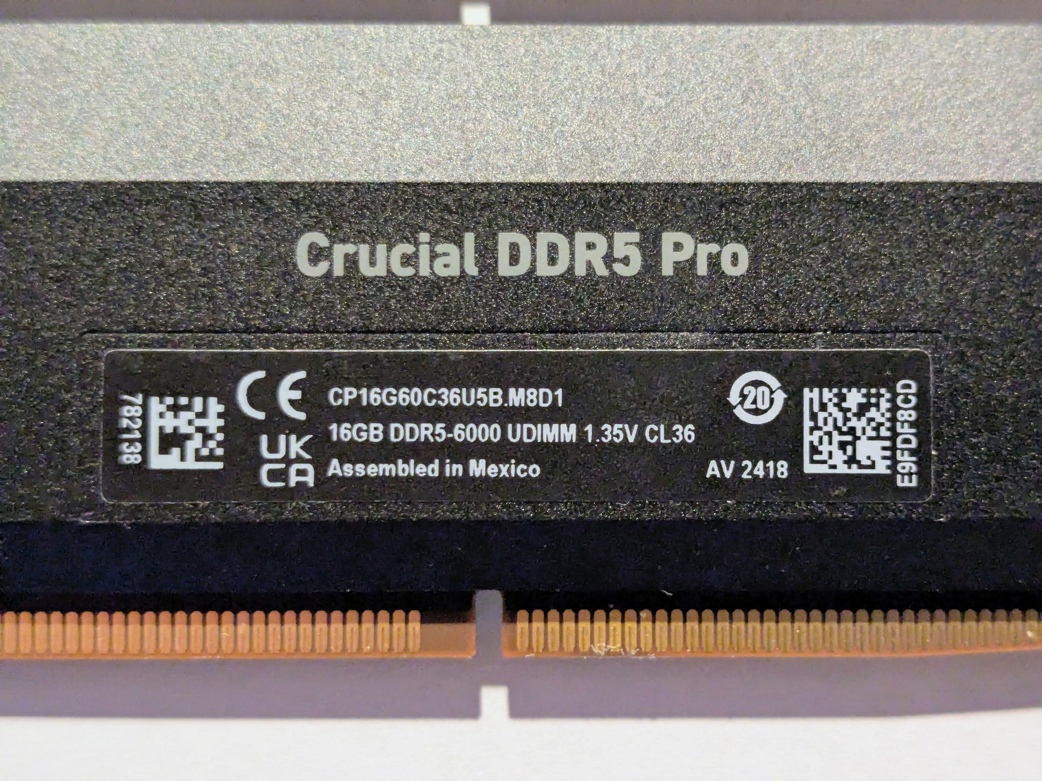 Crucial Pro 32gb 6000mt/s CL36 DDR5 RAM