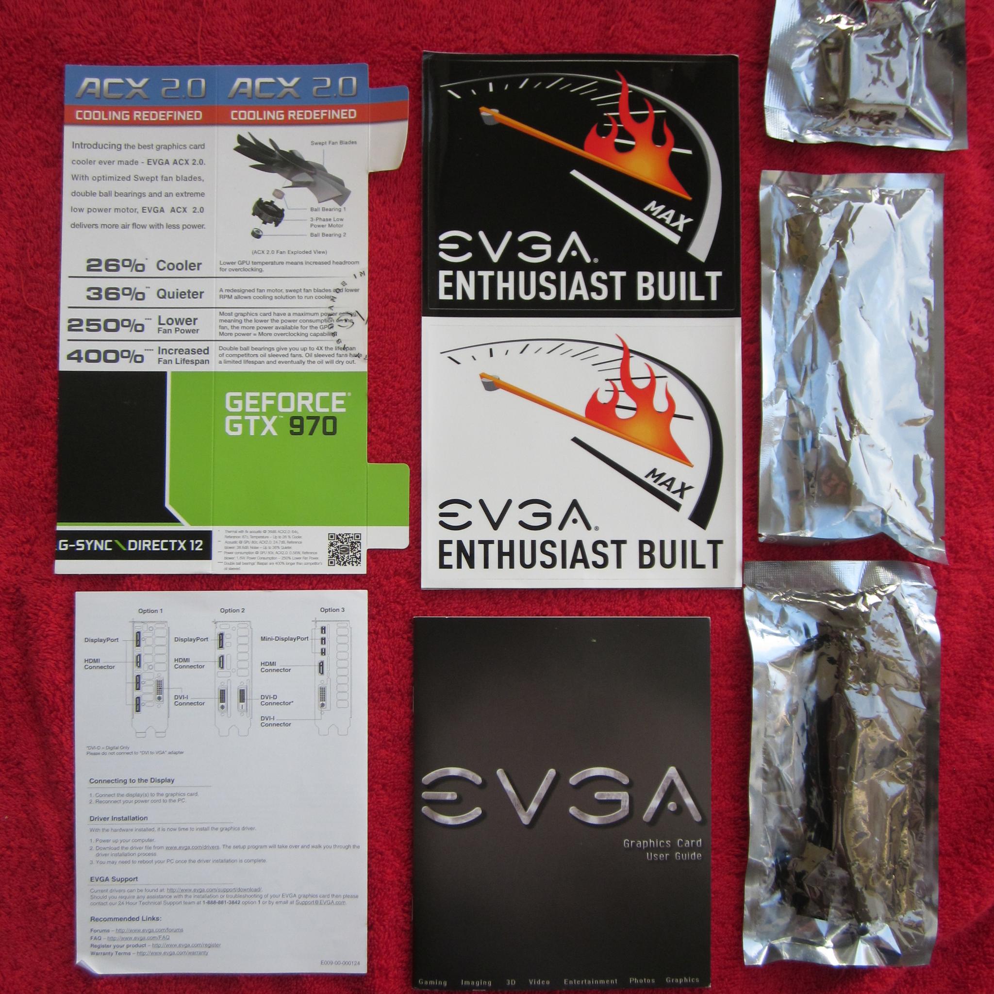 SUPER CLEAN! EVGA GTX 970 4Gb SSC Video Card With Metal Backplate