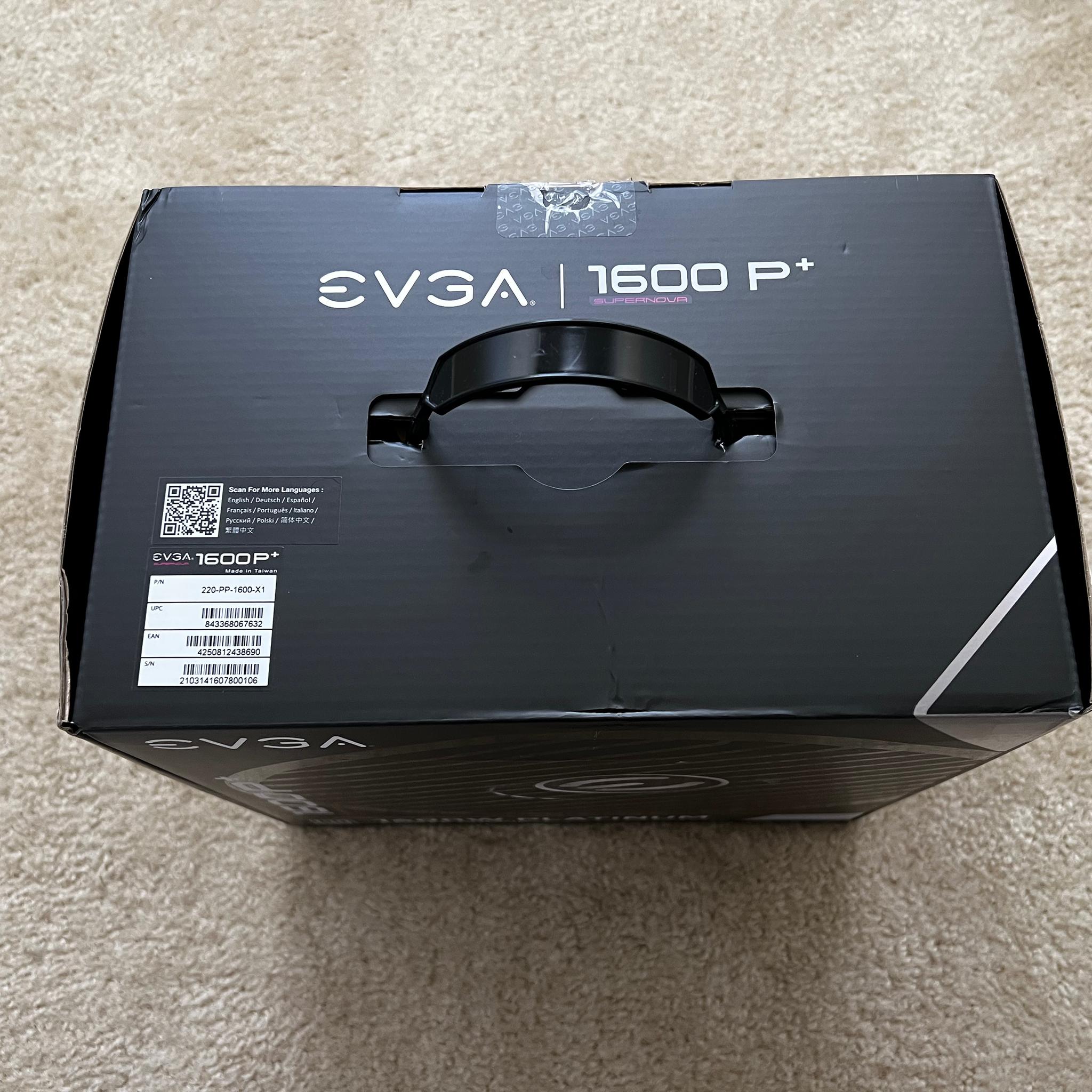 EVGA SuperNOVA 1600 P+, 80+ PLATINUM 1600W 220-PP-1600-X1