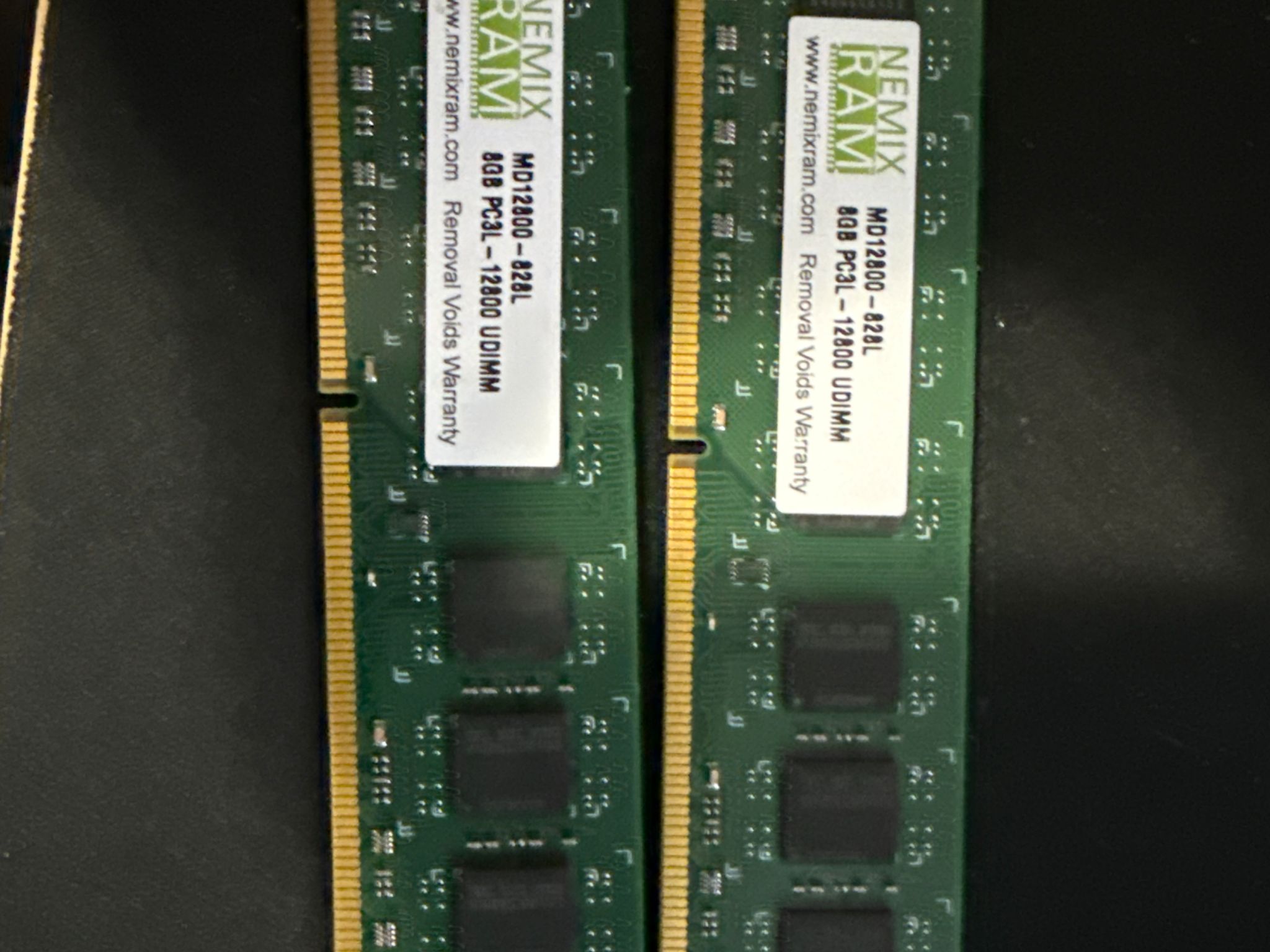 Nemix Ram DDR 3  8gb sticksX2
