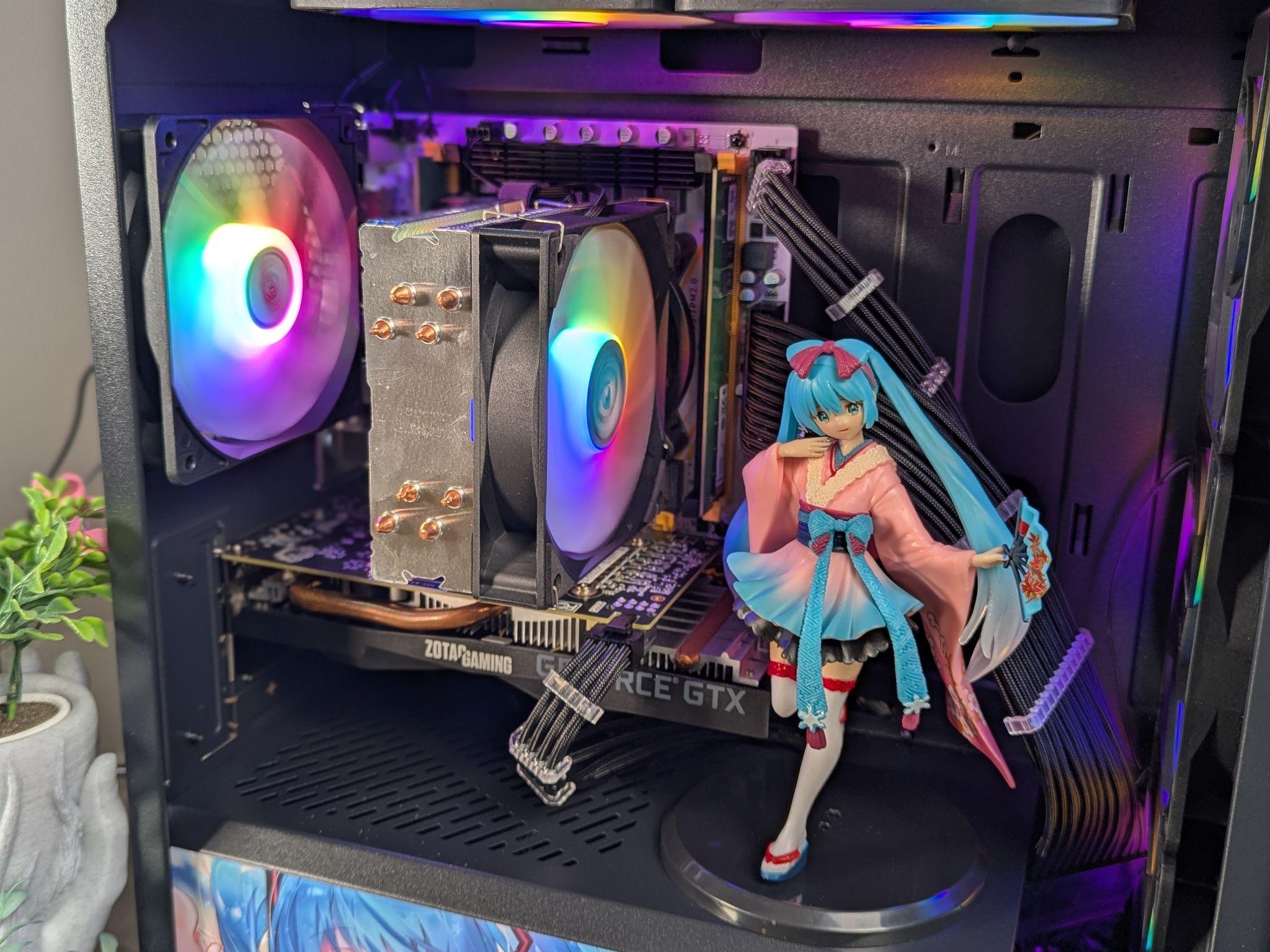 The Hatsune Miku | Intel 14-Core CPU + Nvidia GTX 1660 Super GPU | 16GB RAM | 1080p Gaming PC