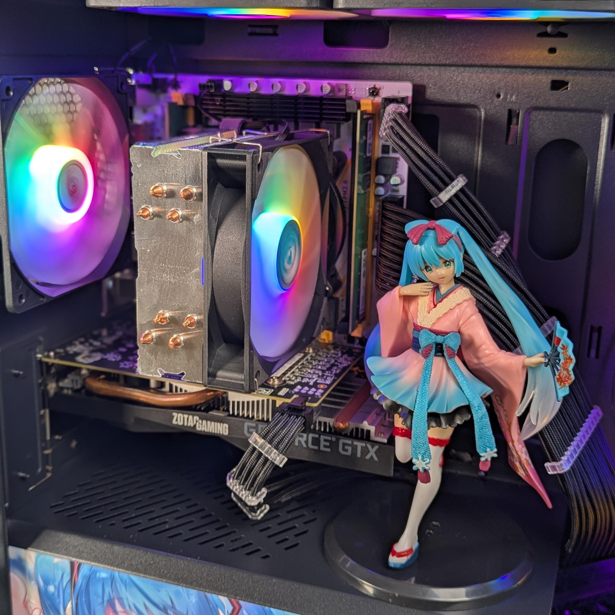 The Hatsune Miku | Intel 14-Core CPU + Nvidia GTX 1660 Super GPU | 16GB RAM | 1080p Gaming PC