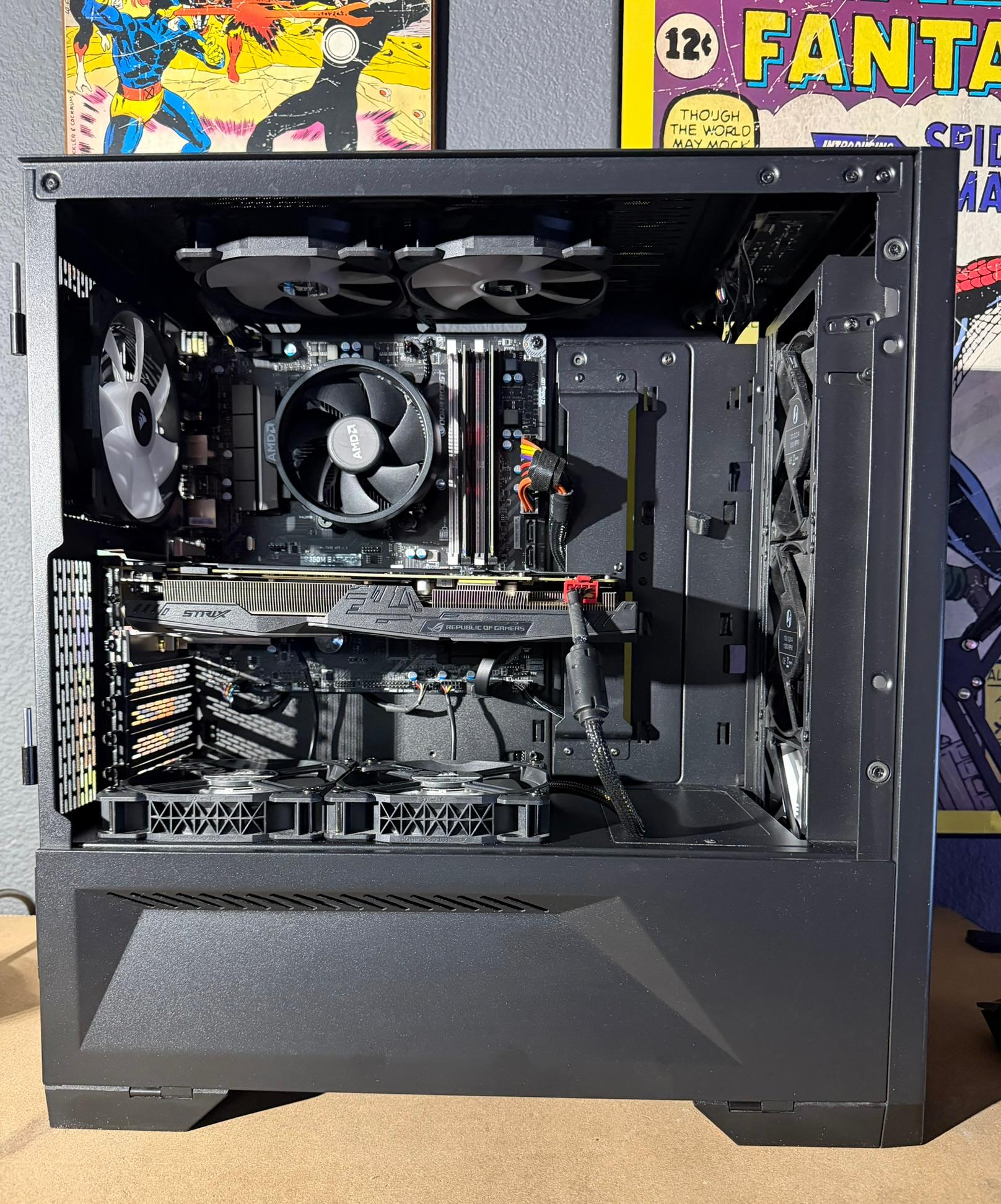 1080p Gaming PC Ryzen 5 2600X | STRIX GTX 1070 | 1 TB SSD | WIFI