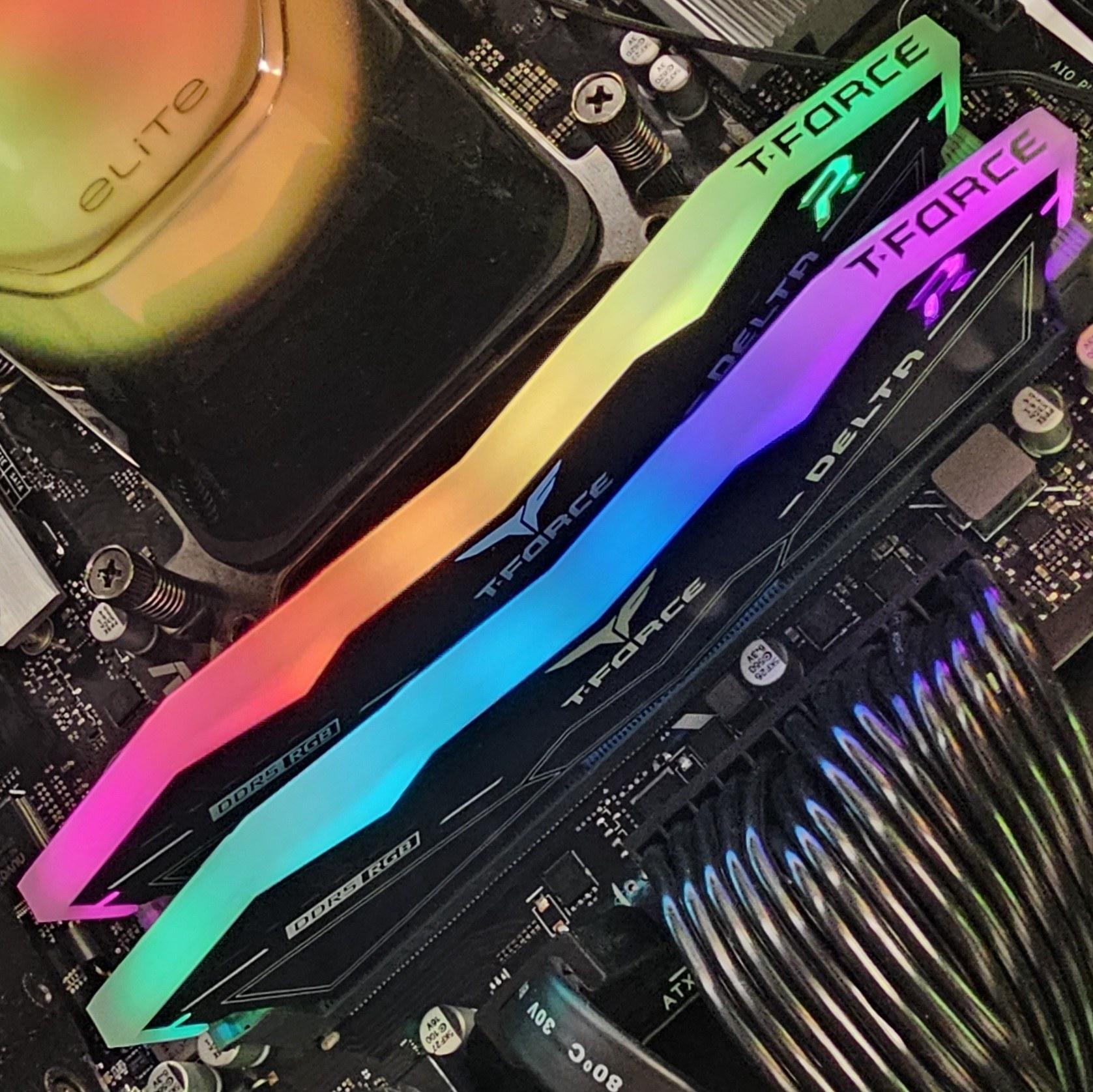 64GB DDR5 (2x32GB) CL38 6000MT/s TEAMGROUP T-FORCE DELTA RGB
