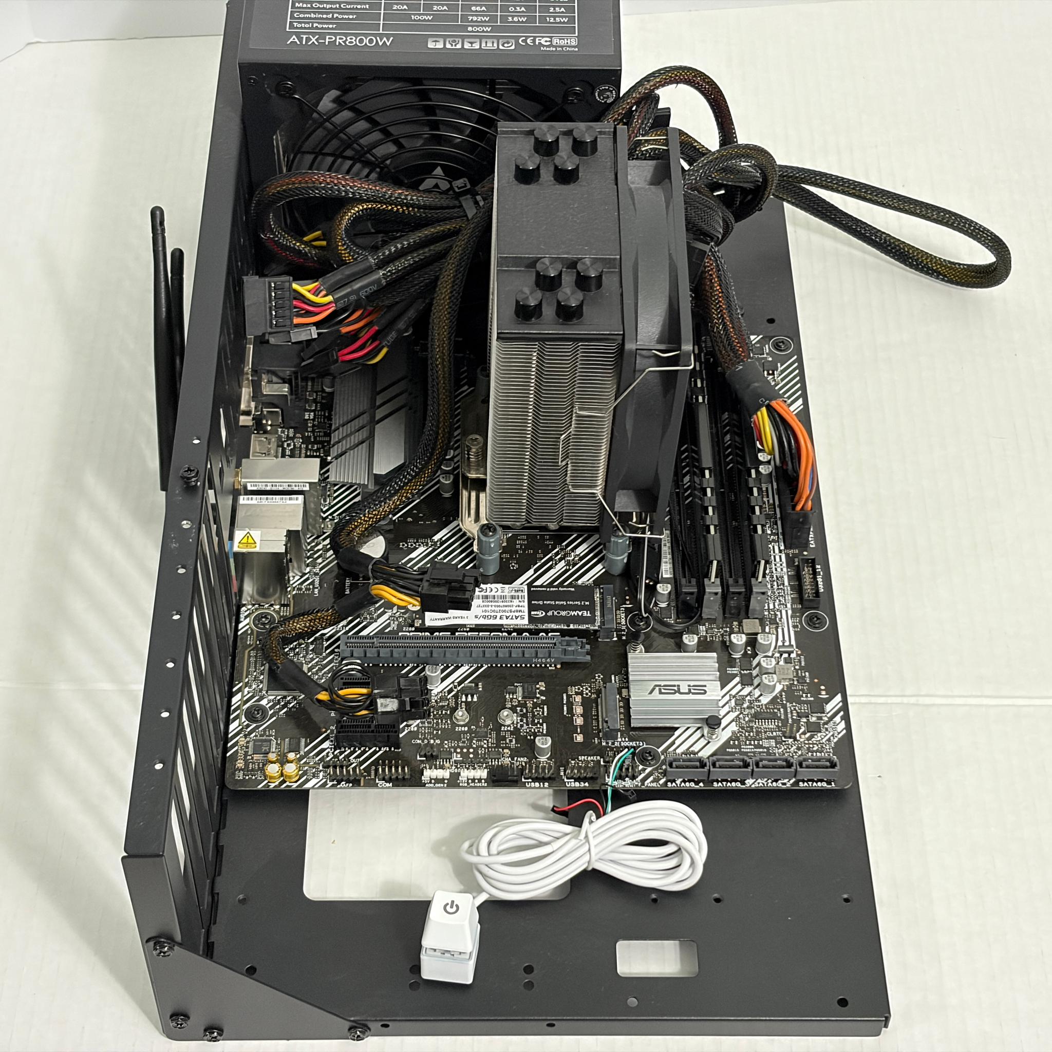 Open Air Test Bench – Ryzen 7 5800X | 32GB RAM | 800W PSU | Ready to Use