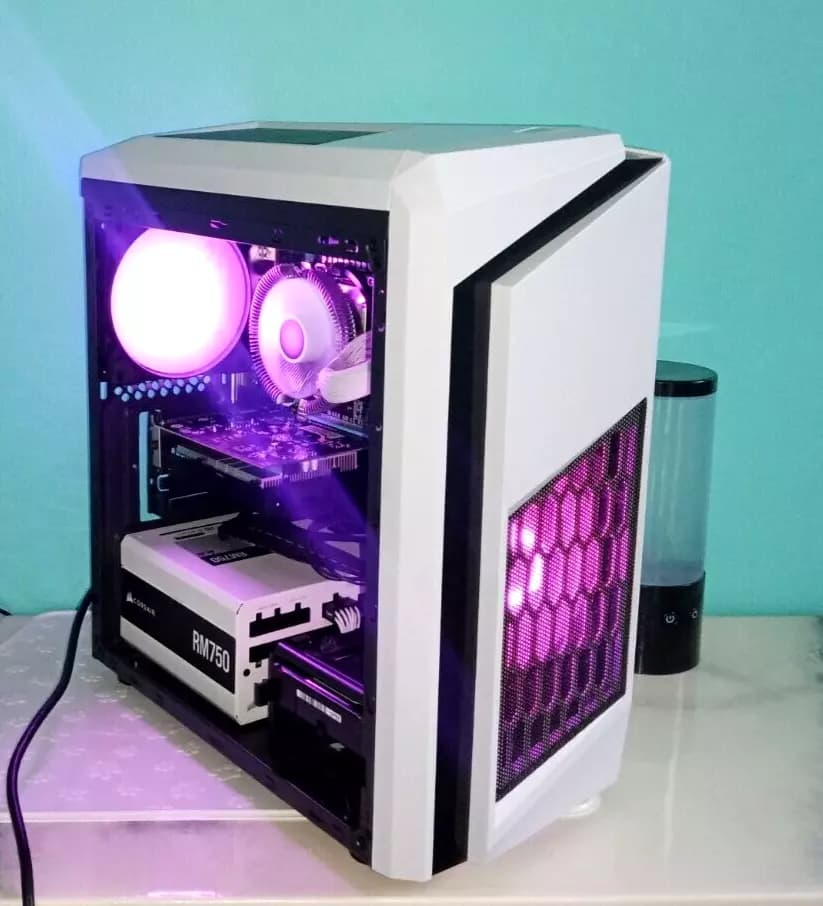 BUDGET GAMING PC INTEL E5 2640 RX 550 4G 16GB RAM 1TB HD WIN10 PRO