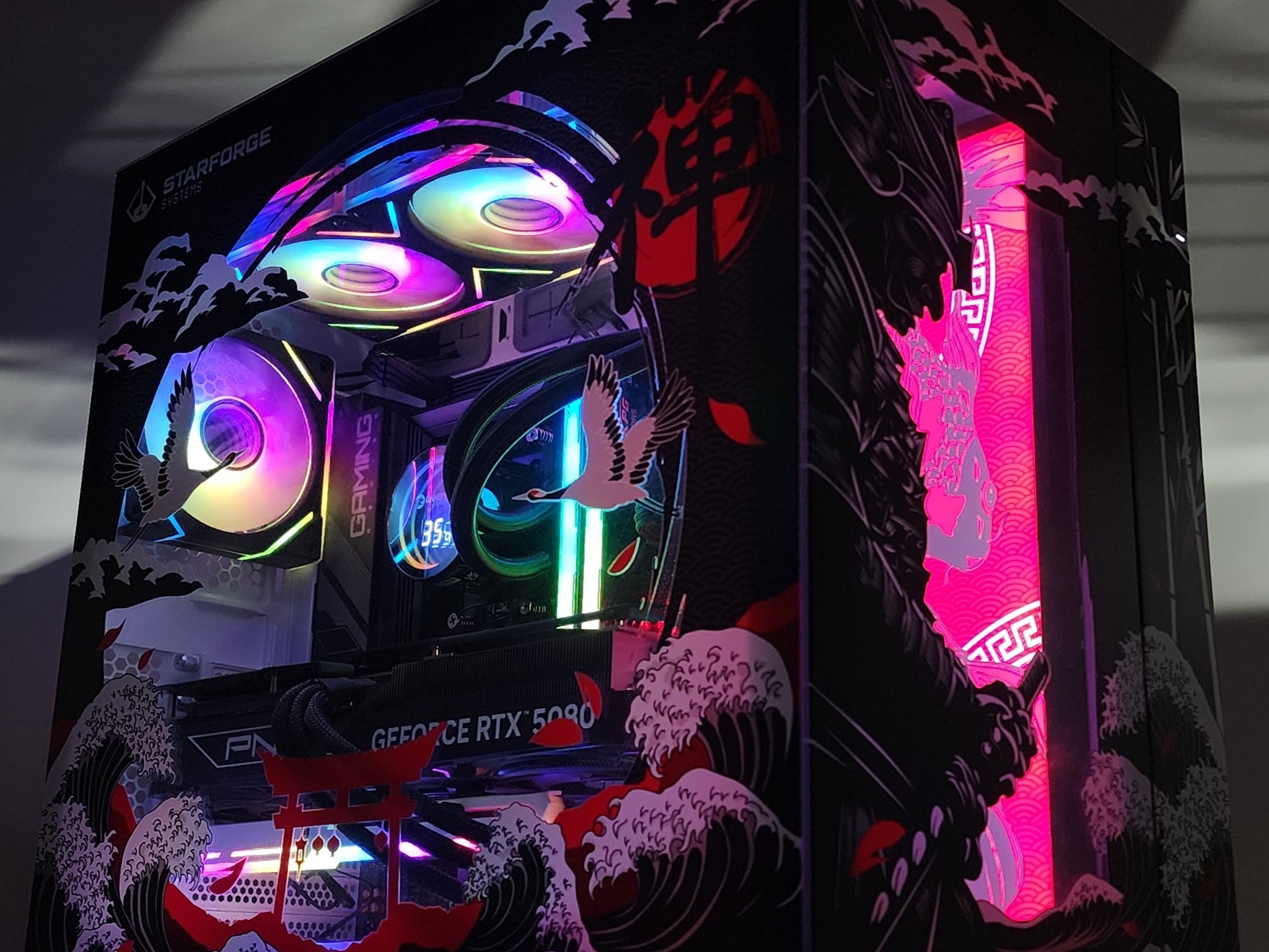 Gaming PC Ryzen 7 7800X3D 32GB RAM 2TB SSD RTX 5080 16GB Windows 11 Computer