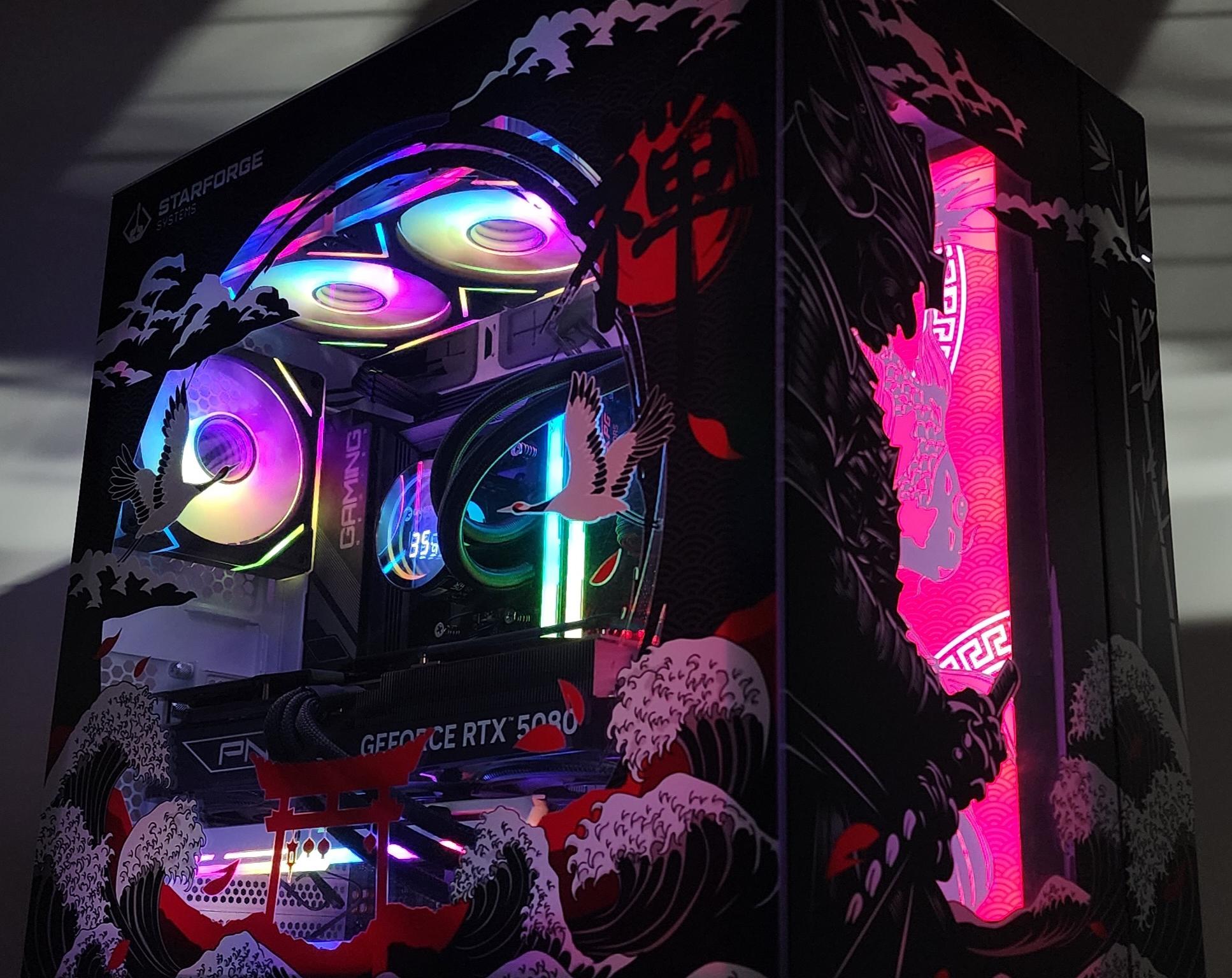Gaming PC Ryzen 7 7800X3D 32GB RAM 2TB SSD RTX 5080 16GB Windows 11 Computer