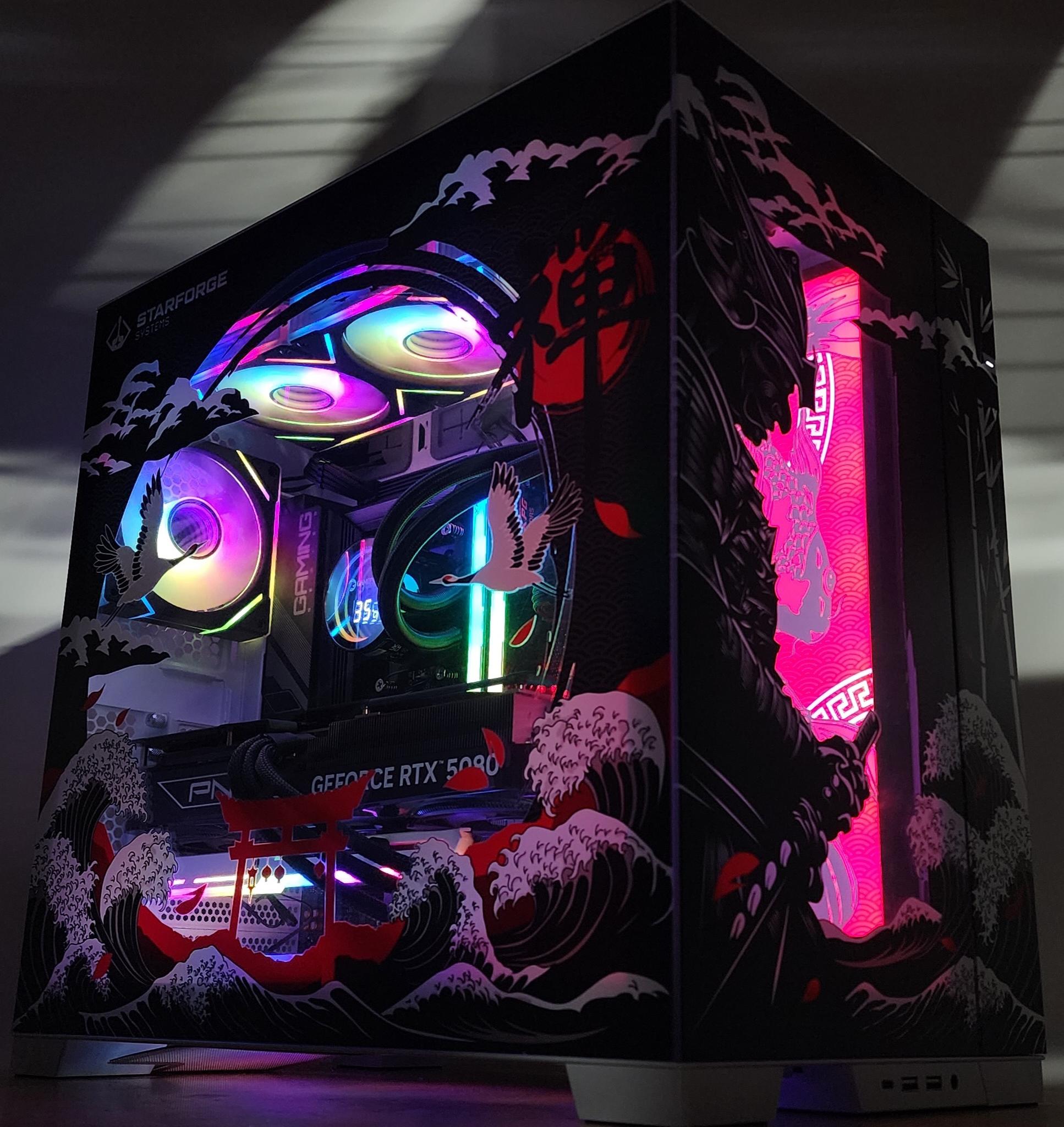 Gaming PC Ryzen 7 7800X3D 32GB RAM 2TB SSD RTX 5080 16GB Windows 11 Computer