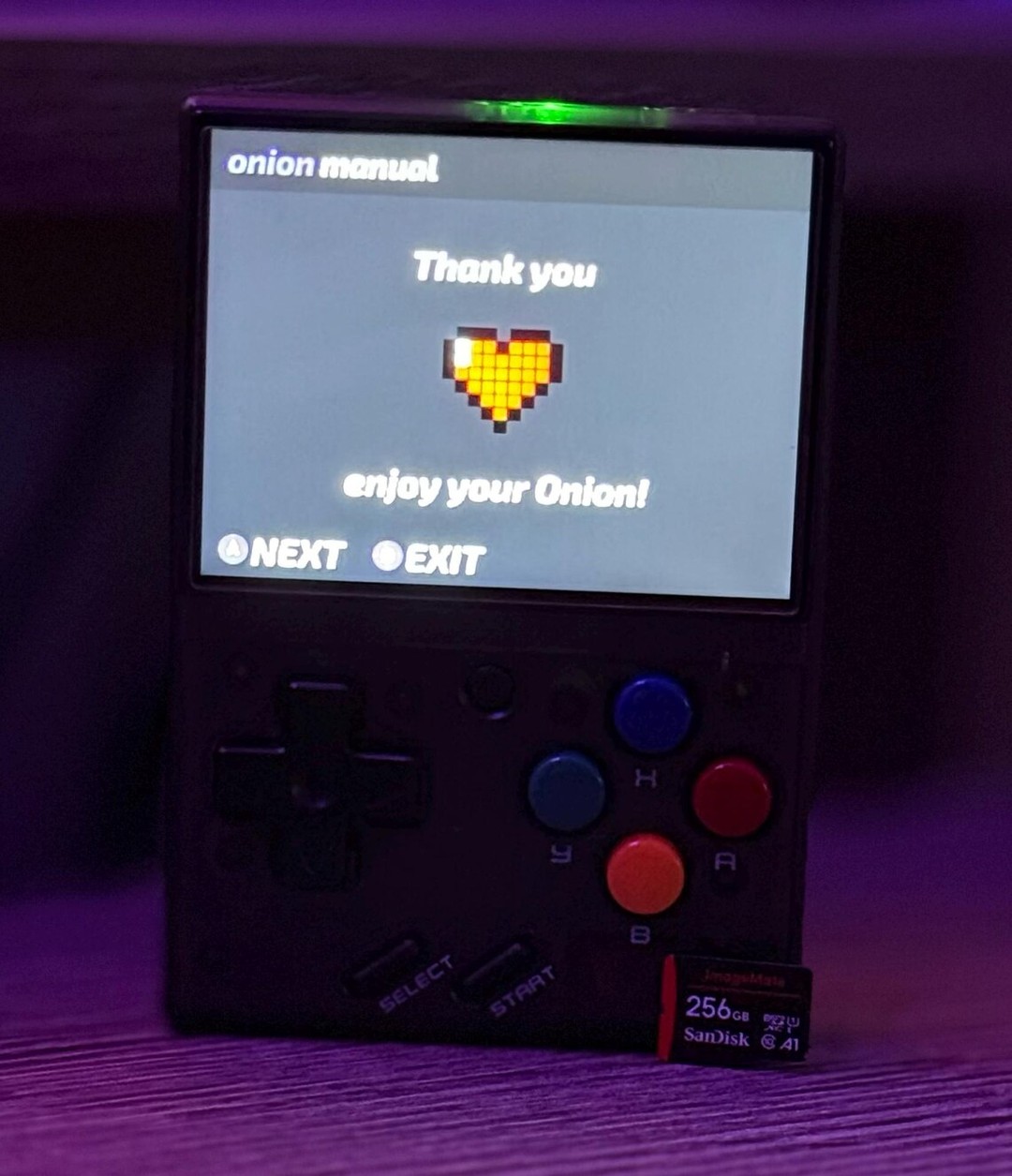 MicroSD Card W/ OnionOS Pre-installed for Miyoo Mini (v4 & Plus