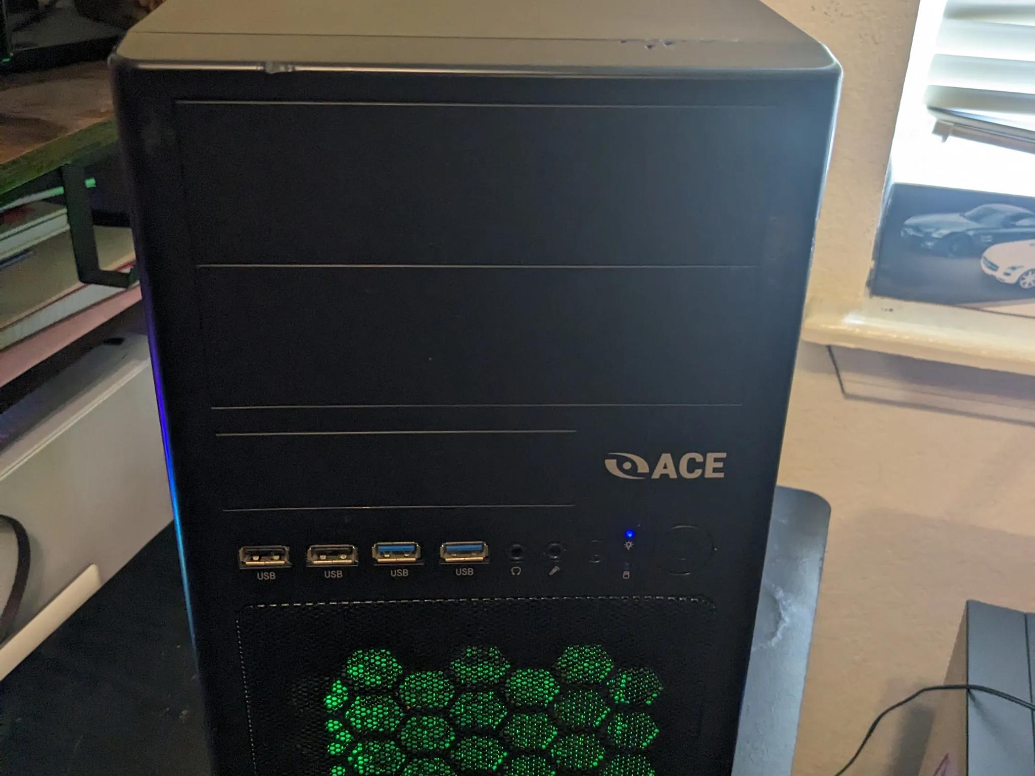 FREE SHIP|| "Green Machine"|| i5-2320, GTX 645 1GB, 16GB RAM, 480GB SSD, Win10, Wifi