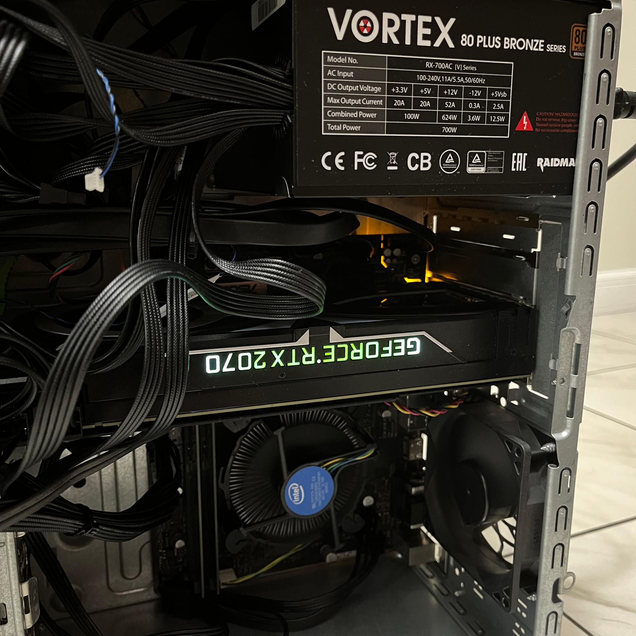 NVIDIA RTX 2070, Intel Core i5-8400, 16GB RAM, 756GB Storage, HP Sleeper Gaming PC w/ Wi-Fi & BT