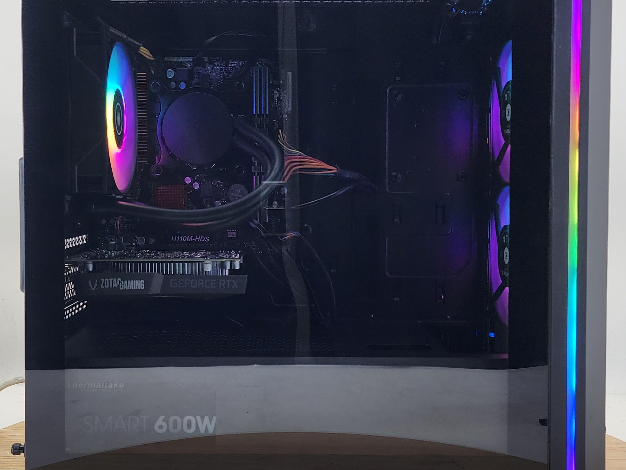 Gaming PC i7-7700 16GB RAM 512GB SSD RTX 3050 6GB Windows 11 Computer