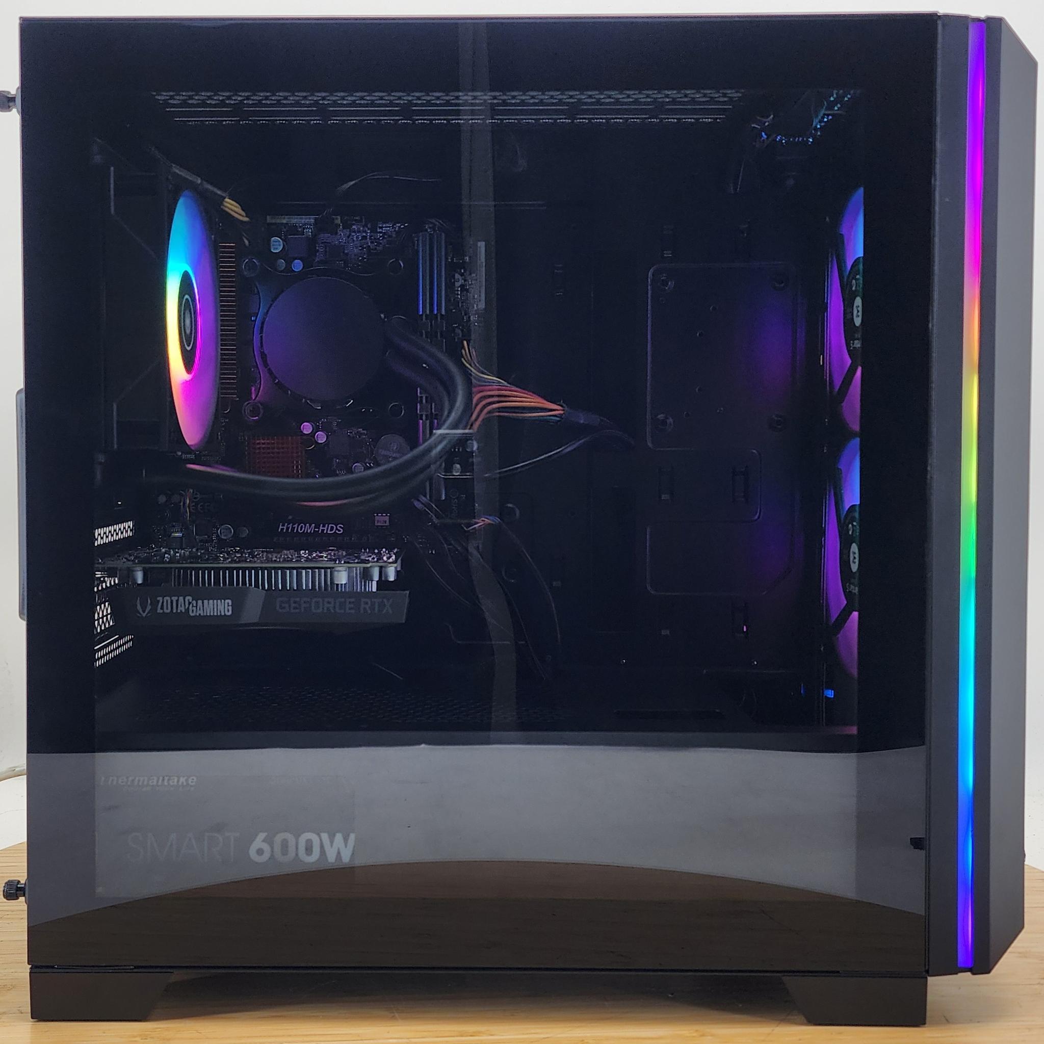Gaming PC i7-7700 16GB RAM 512GB SSD RTX 3050 6GB Windows 11 Computer