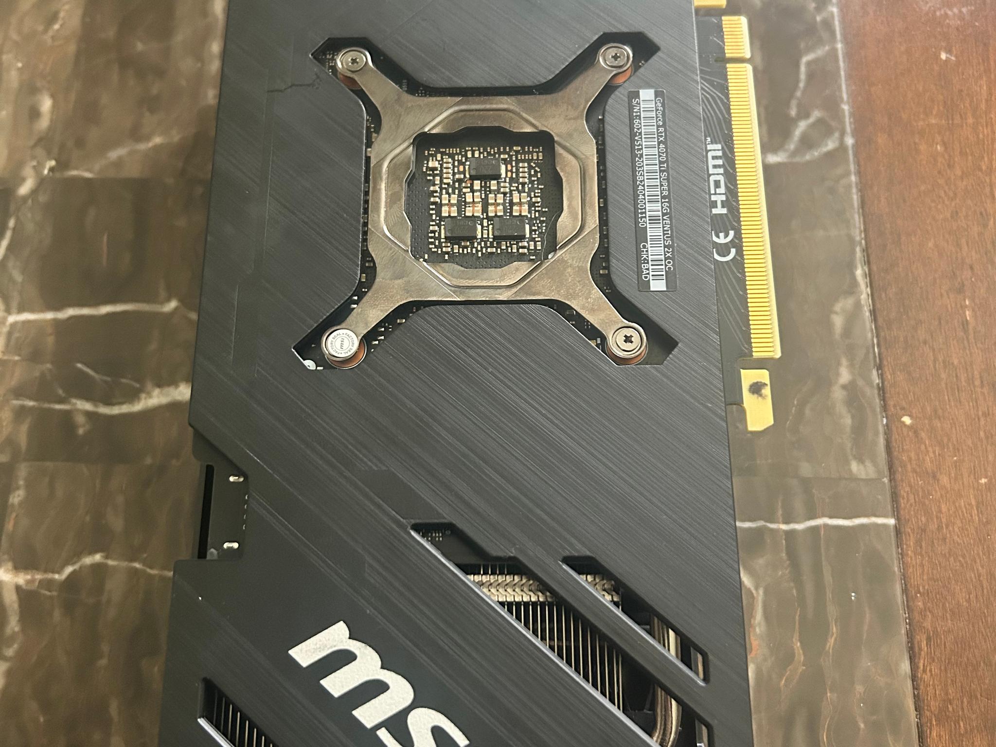 MSI GeForce RTX 4070 Ti SUPER 16G VENTUS 2X OC