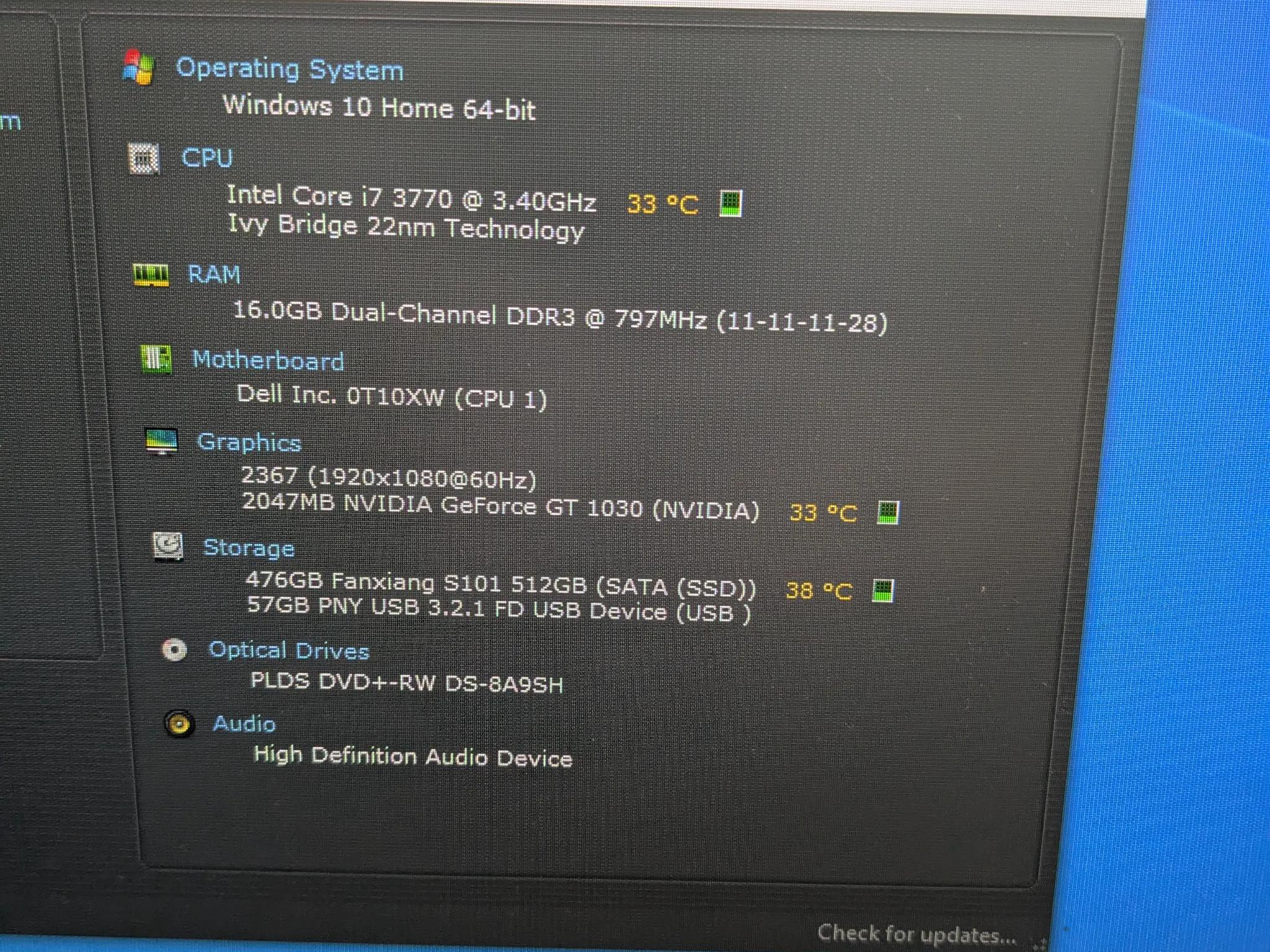 180 Day Warranty | 80 FPS Fortnite | i7-3770, 16GB RAM, 512GB SSD, GT 1030 2GB