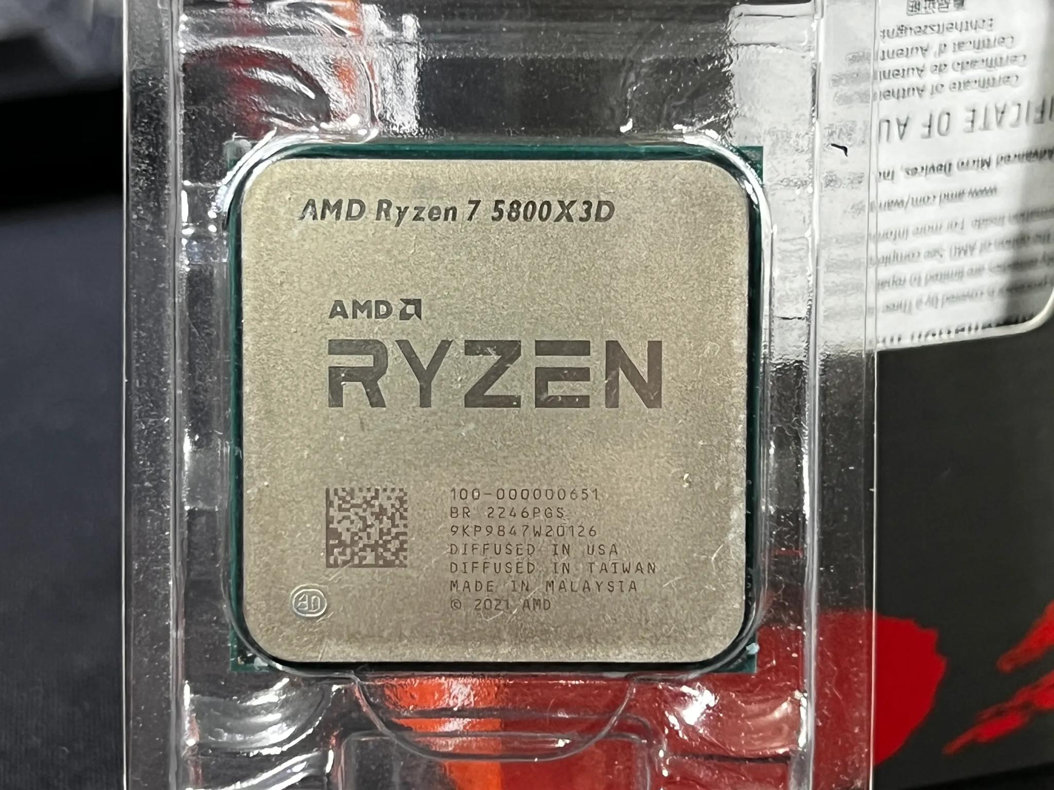 AMD Ryzen 7 5800X3D - 8-core processor with 3D V-Cache