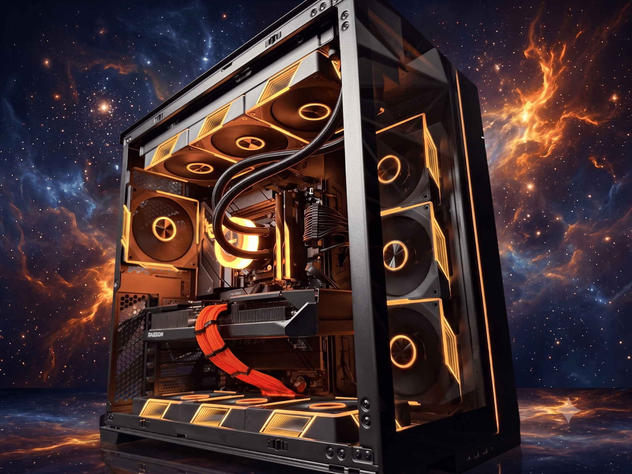 ⭐🔥 STARFIRE 🔥⭐Ryzen 7 9700X| RX 9070XT| 32 GB DDR5 7200MHZ| 1.75  TB NVMe|850W PSU