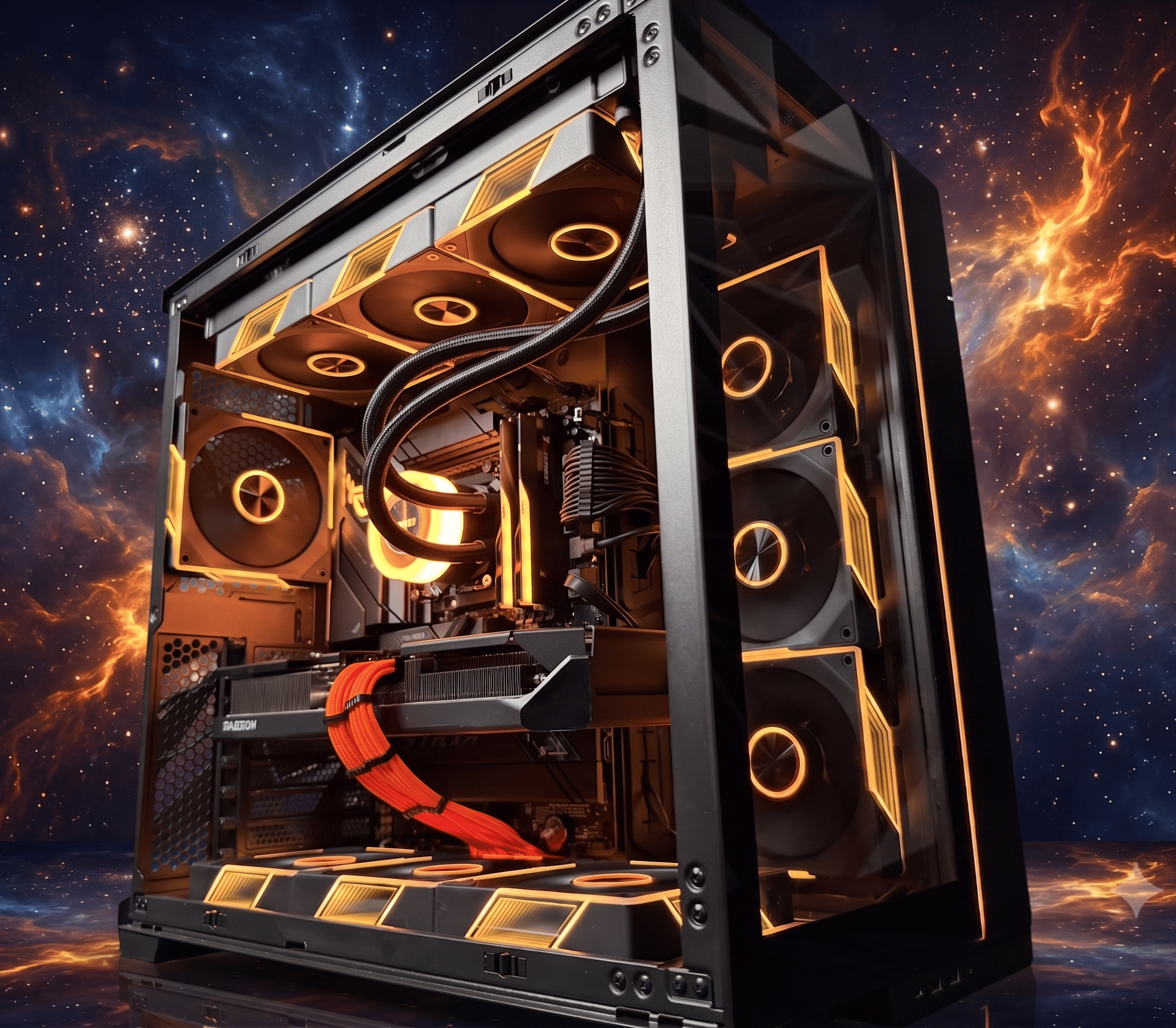 ⭐🔥 STARFIRE 🔥⭐Ryzen 7 9700X| RX 9070XT| 32 GB DDR5 7200MHZ| 1.75  TB NVMe|850W PSU