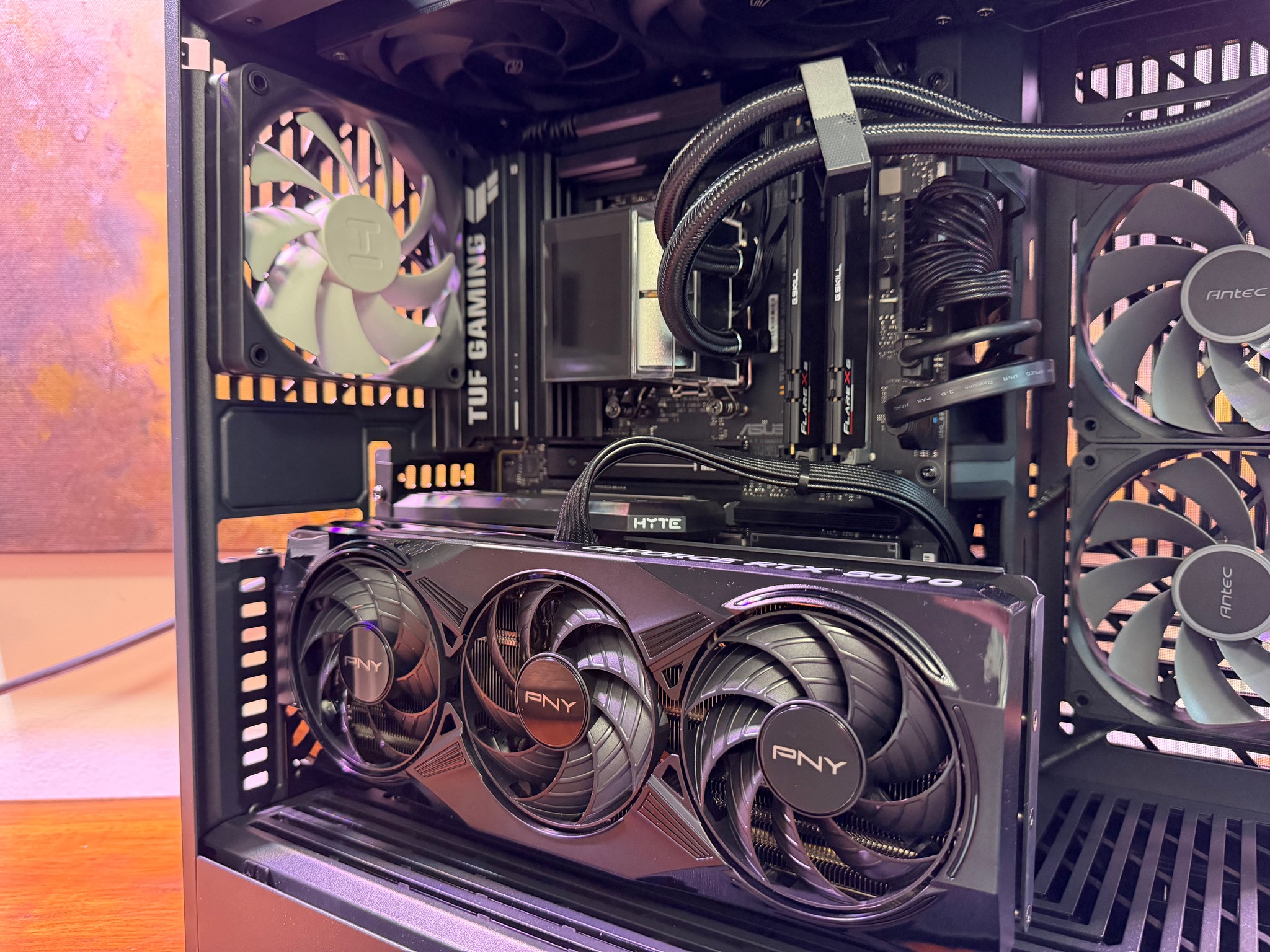 RTX 5070 12GB | Ryzen 5 7500X3D | 32GB 6000 | TUF B850-PLUS | 1TB NVMe | 360mm AIO | 850W PSU