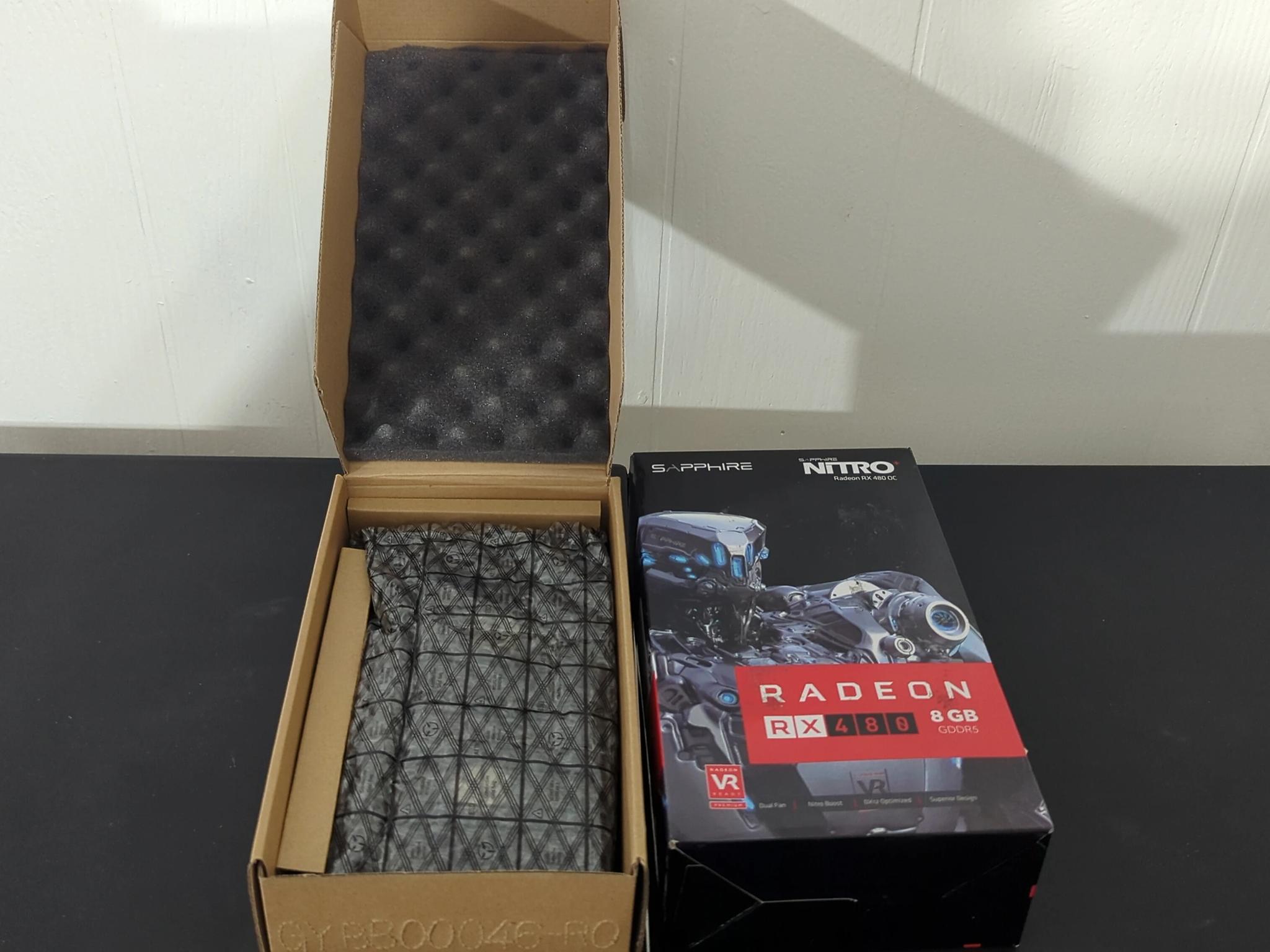 Sapphire Radeon NITRO+ RX 480 8GB in great condition with original box!