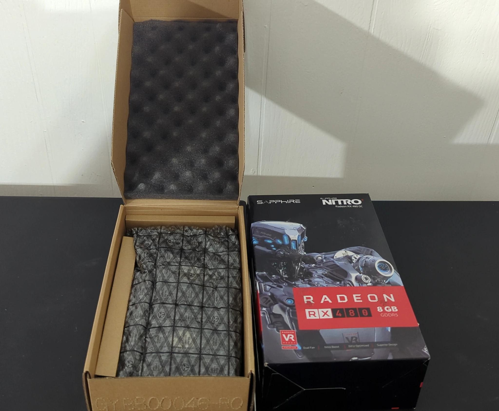 Sapphire Radeon NITRO+ RX 480 8GB in great condition with original box!