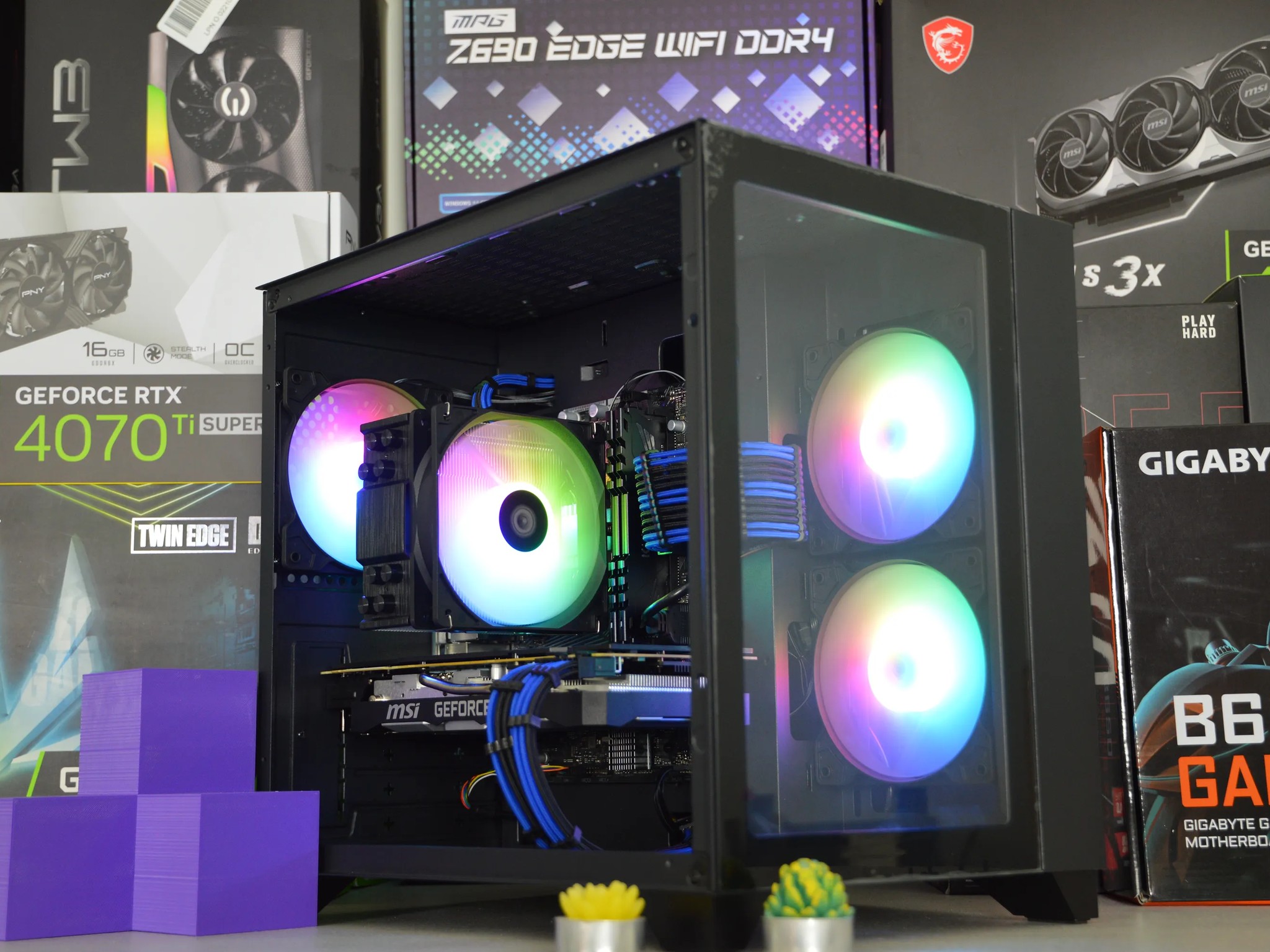 ⚡⚡ | RTX 2070 SUPER 8GB | RYZEN 5 3600 | 16GB DDR4 RAM | 1TB GEN 4 NVME SSD | Electric RTX |