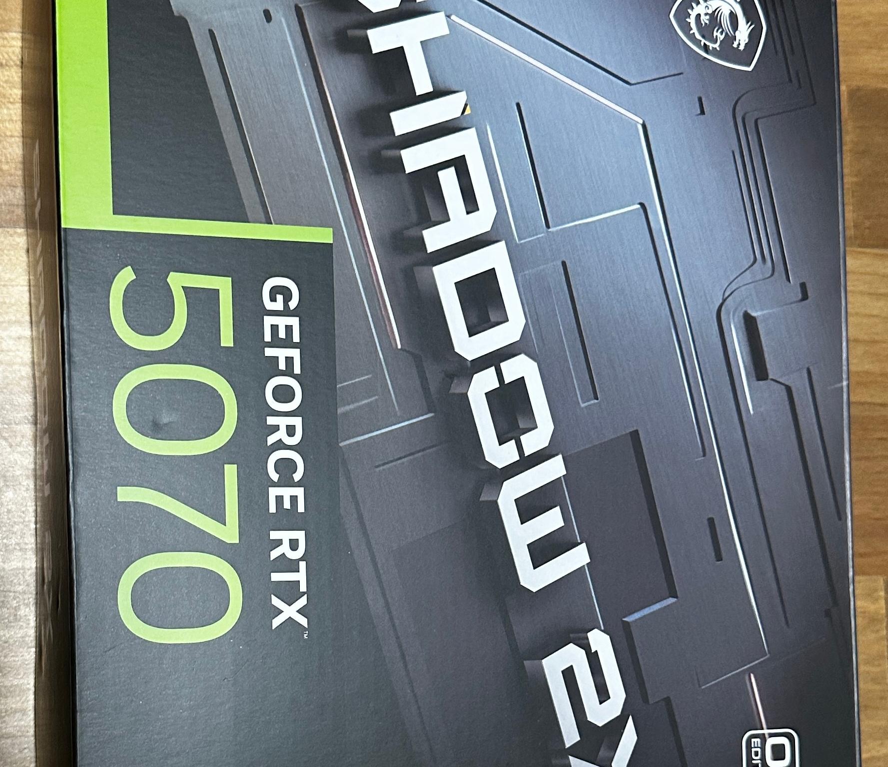 MSI GeForce RTX 5070 12G SHADOW 2X OC
