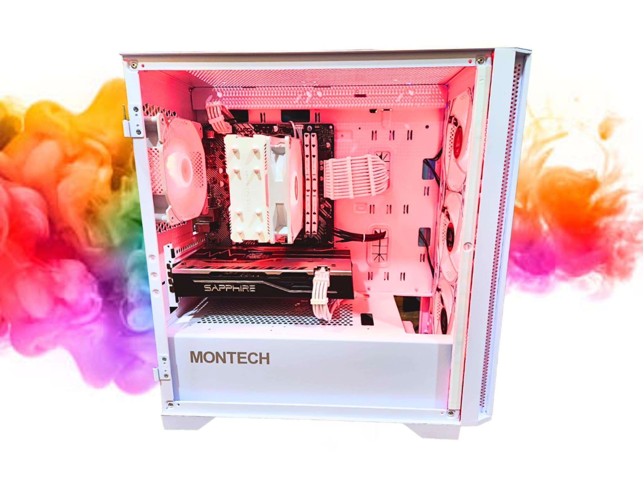 SALE: RX 580 8GB + Ryzen 5 + 512GB SSD + 16GBs RAM + 5 RGB Fans ( White RGB Gaming PC )