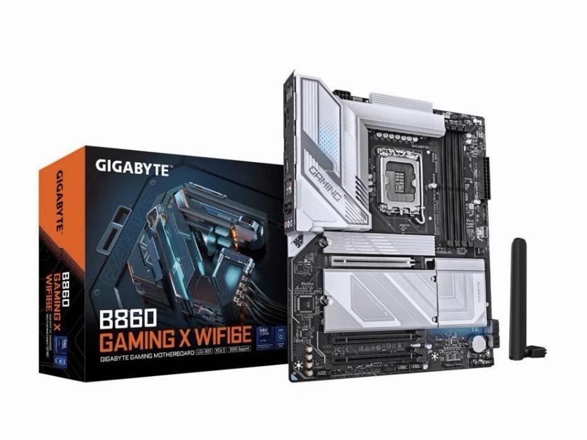 GIGABYTE B860 Gaming X WiFi6E LGA 1851 DDR5 ATX Motherboard Intel White Open Box