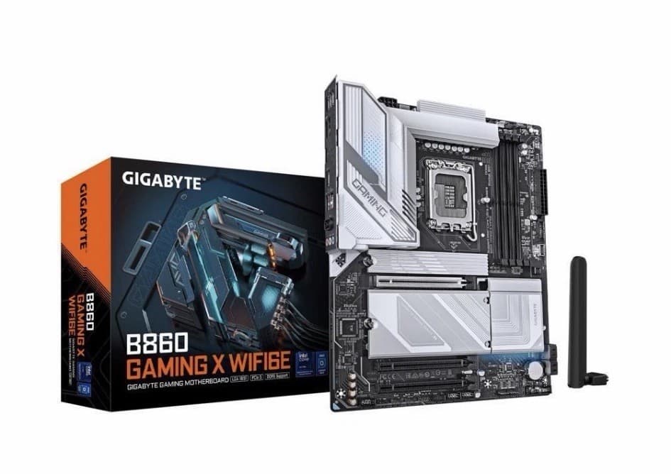 GIGABYTE B860 Gaming X WiFi6E LGA 1851 DDR5 ATX Motherboard Intel White Open Box