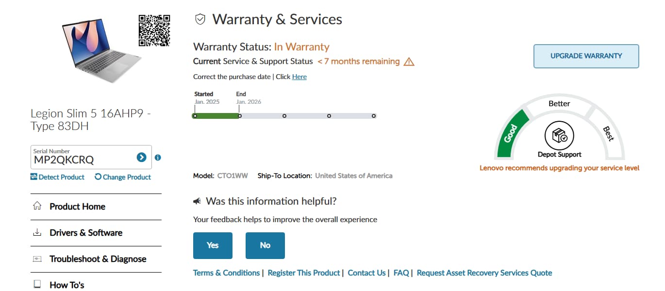 Lenovo Legion Slim 5 | Ryzen 7 | 1TB SSD |4060 Gaming Laptop (16AHP9)